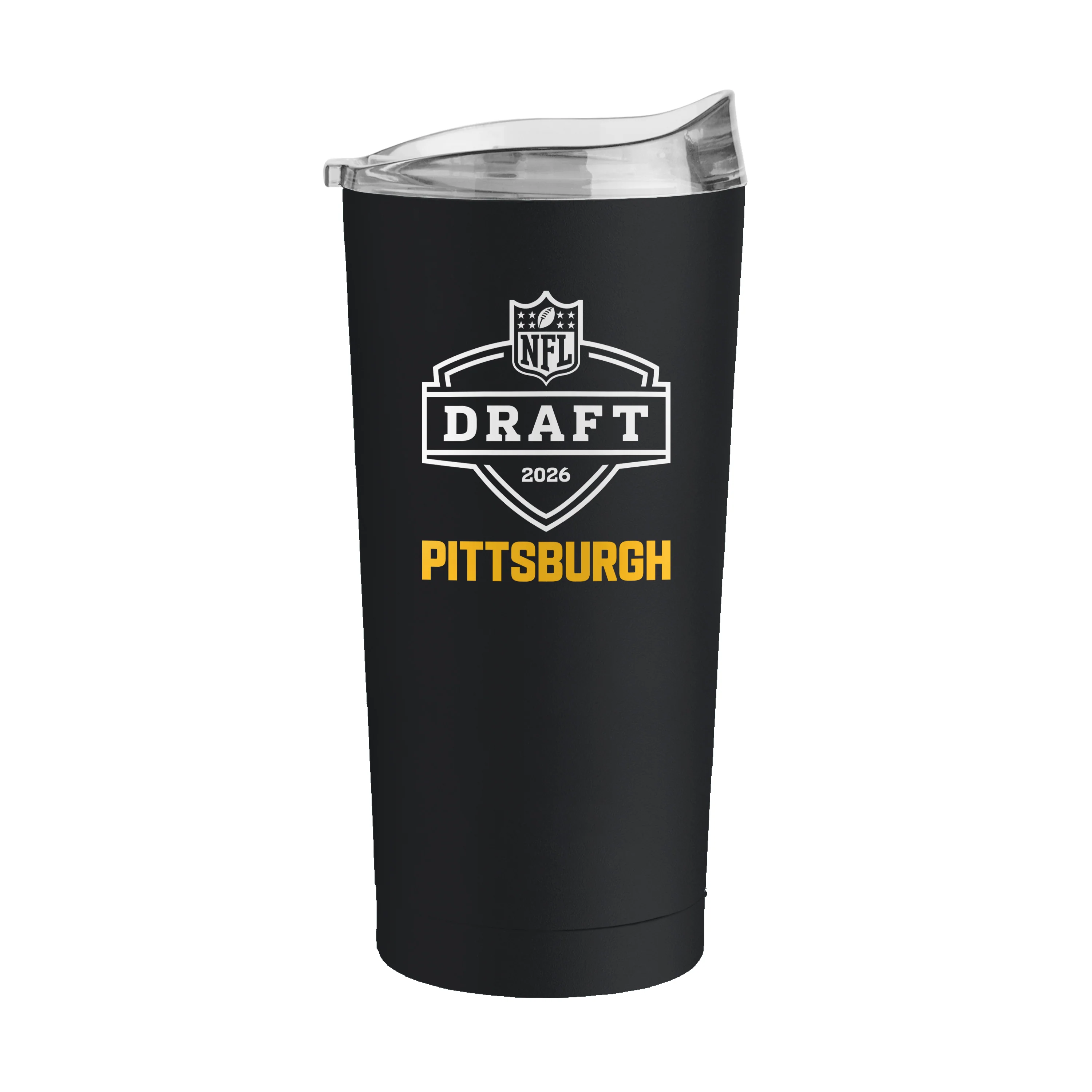 2026 NFL Draft Black 20oz Powder Coat Tumbler - Image 2