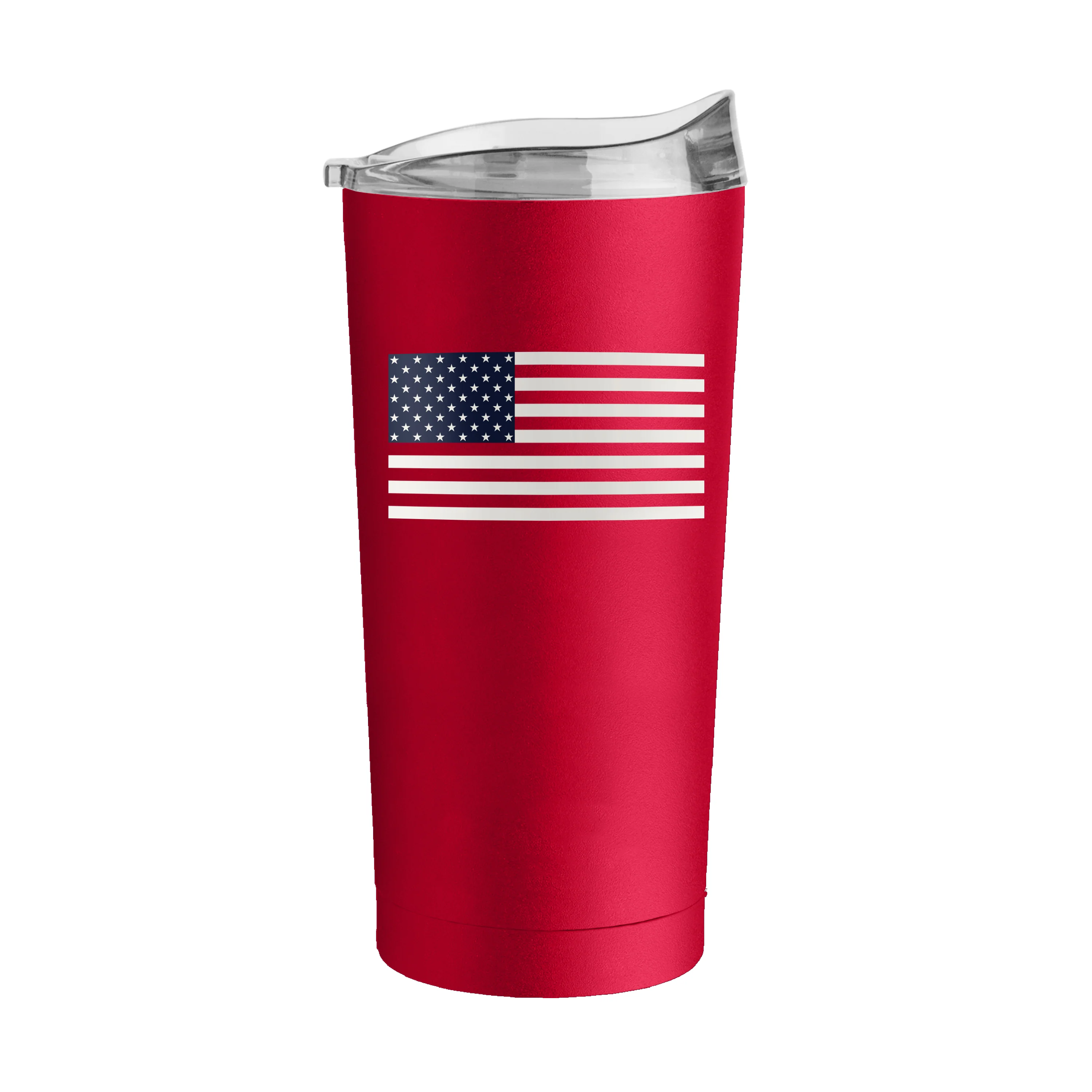 4th of July 20oz Red American Flag Powder Coat Tumbler - Image 2