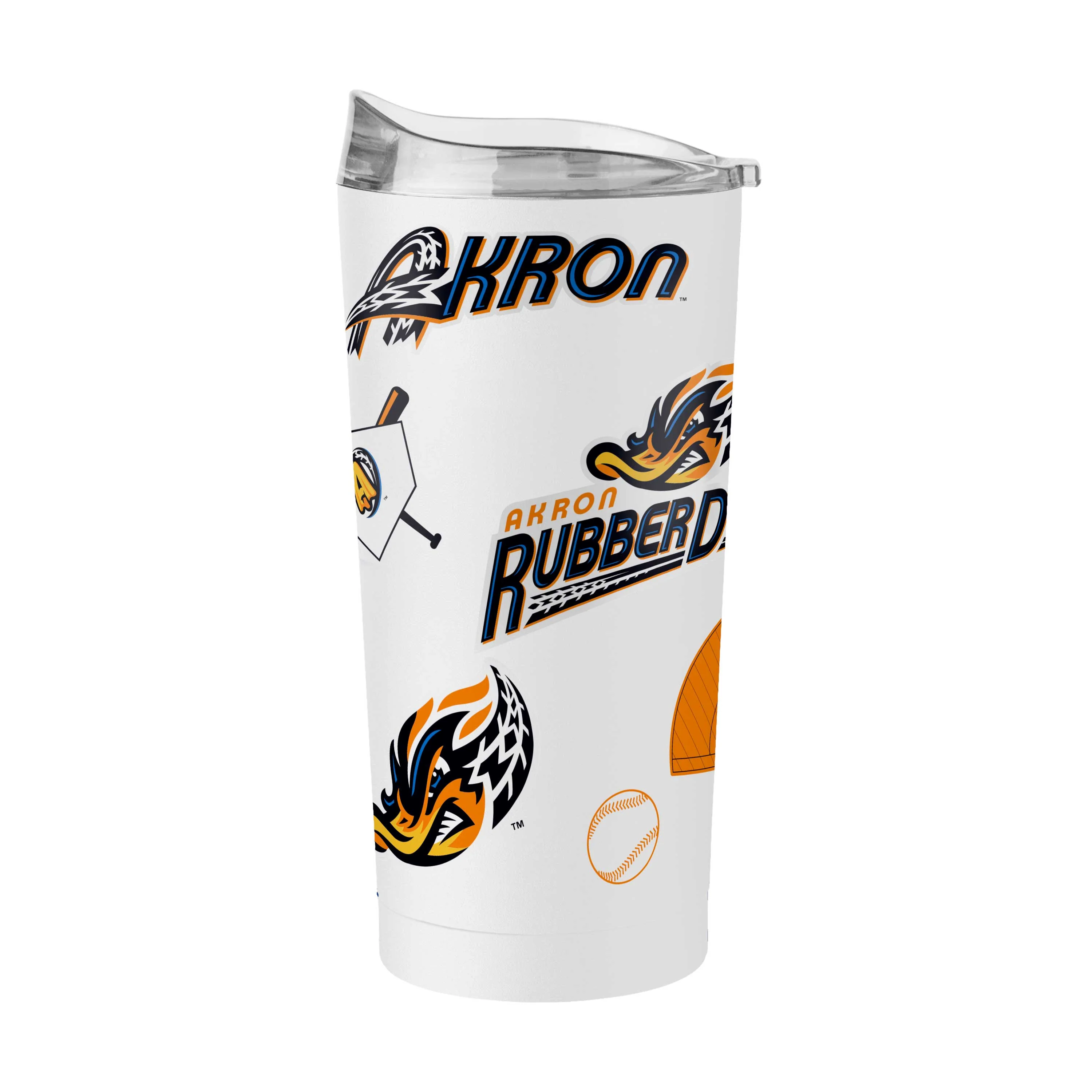 Akron RubberDucks 20oz Native Powder Coat Tumbler