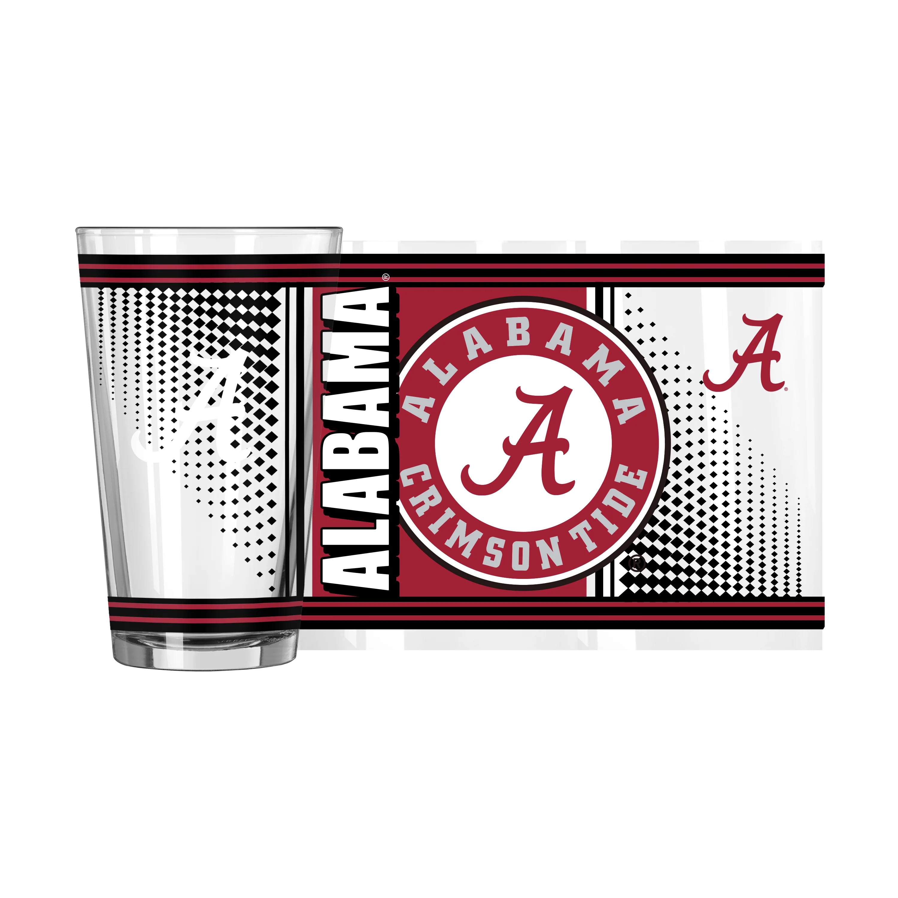 Alabama 16oz Hero Pint Glass - Image 2