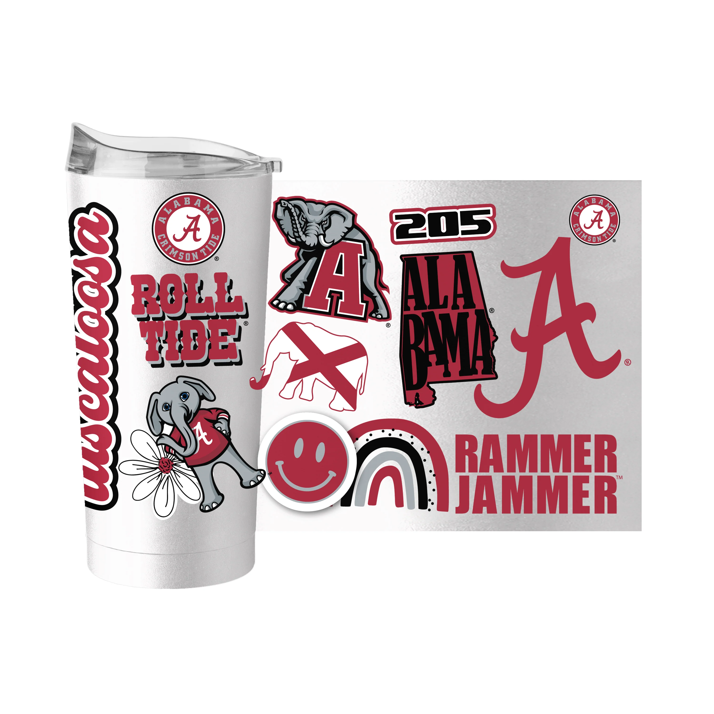 Alabama 20oz Native Powder Coat Tumbler - Image 4