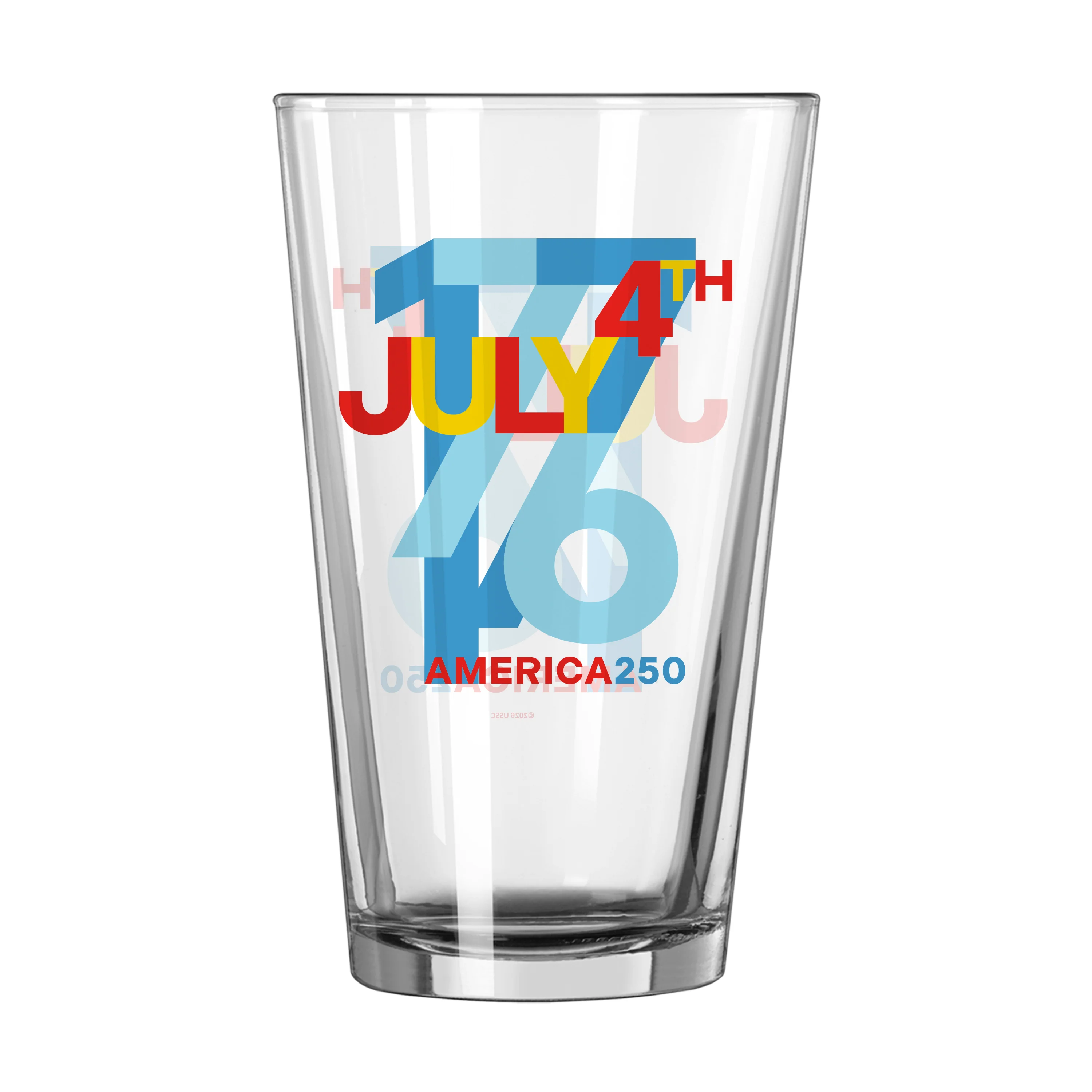America 250 16oz 1776 Pint Glass