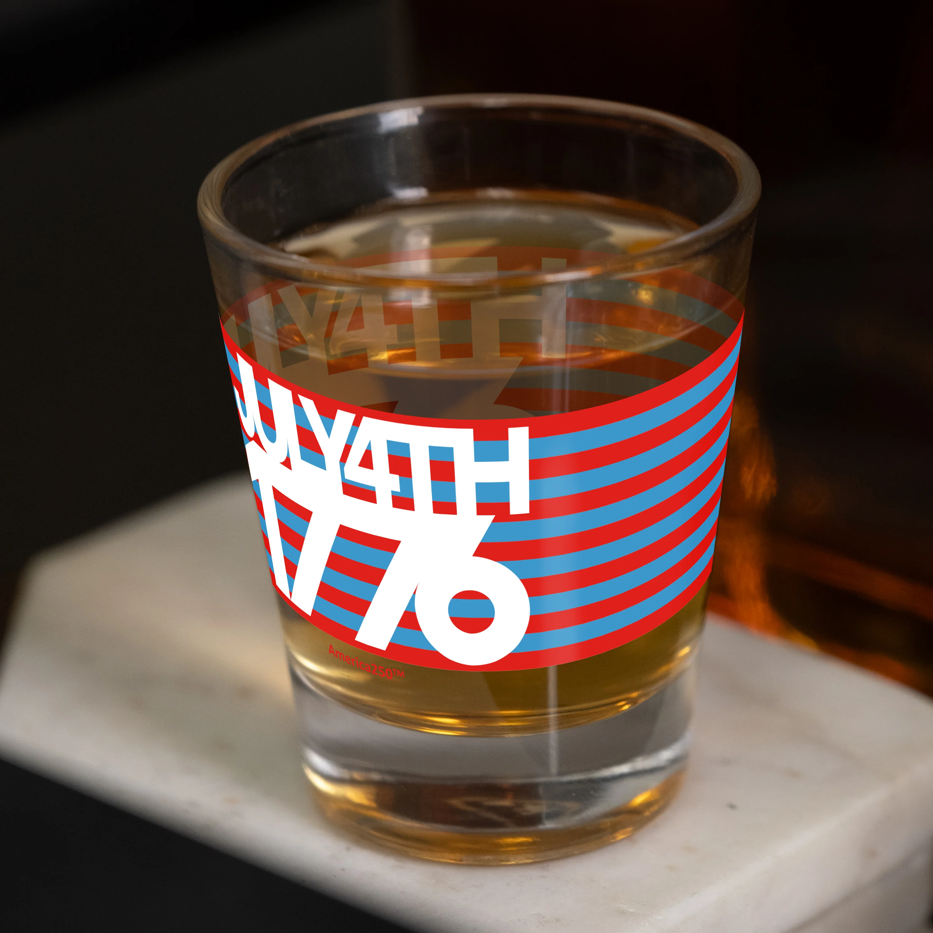 America 250 2oz 1776 Shot Glass - Image 3