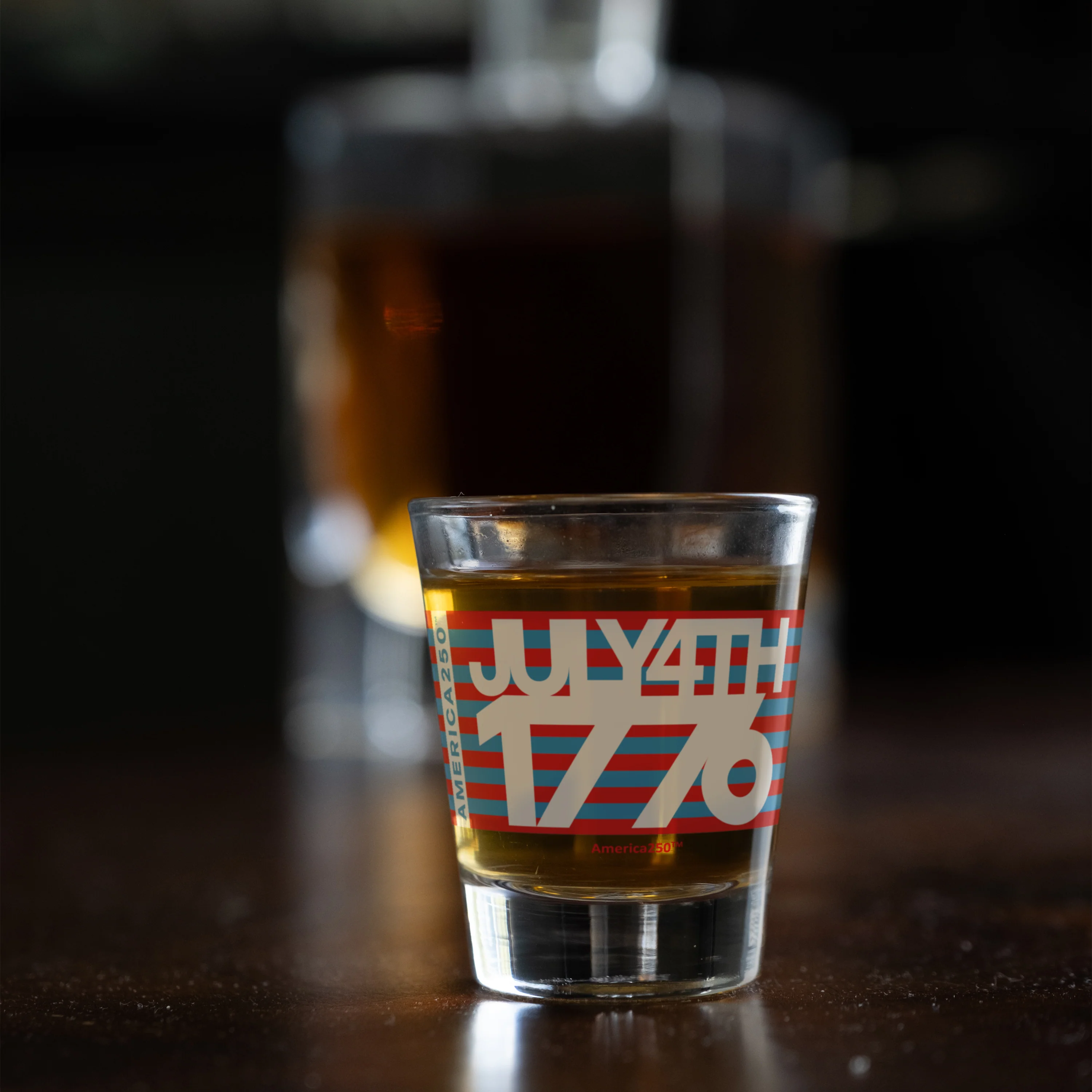 America 250 2oz 1776 Shot Glass - Image 4