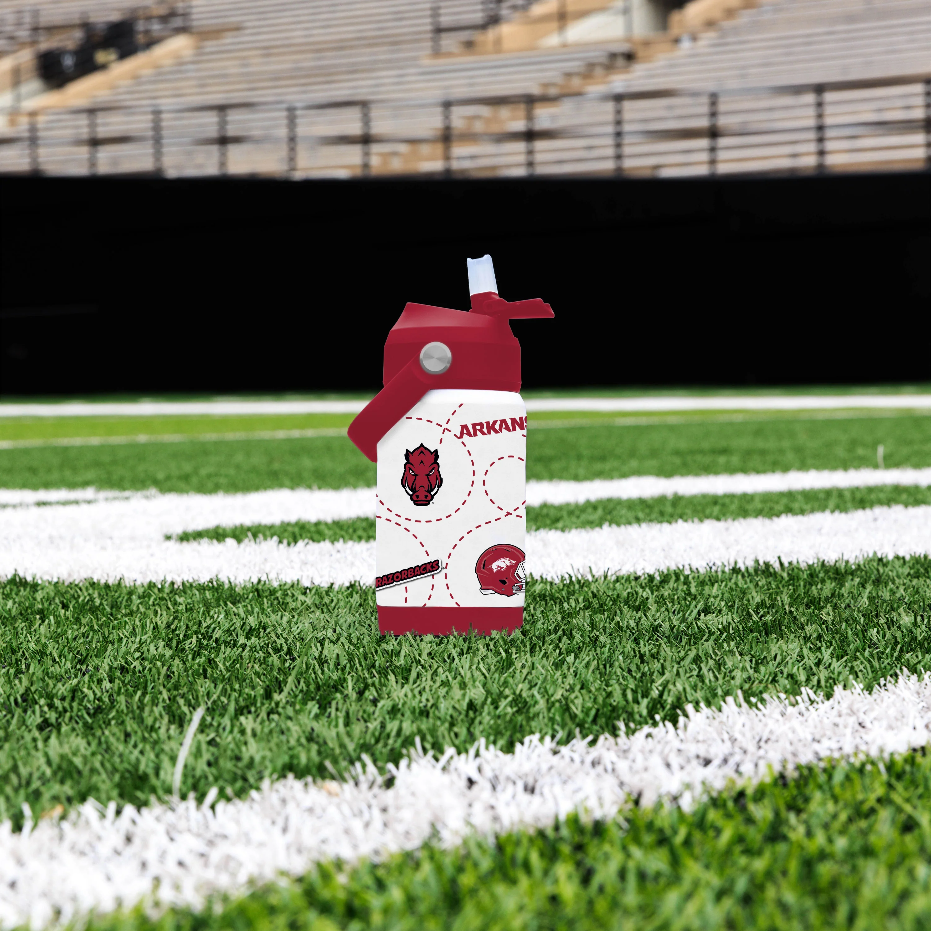 Arkansas 12oz Mascot SS Kids Bottle - Image 4