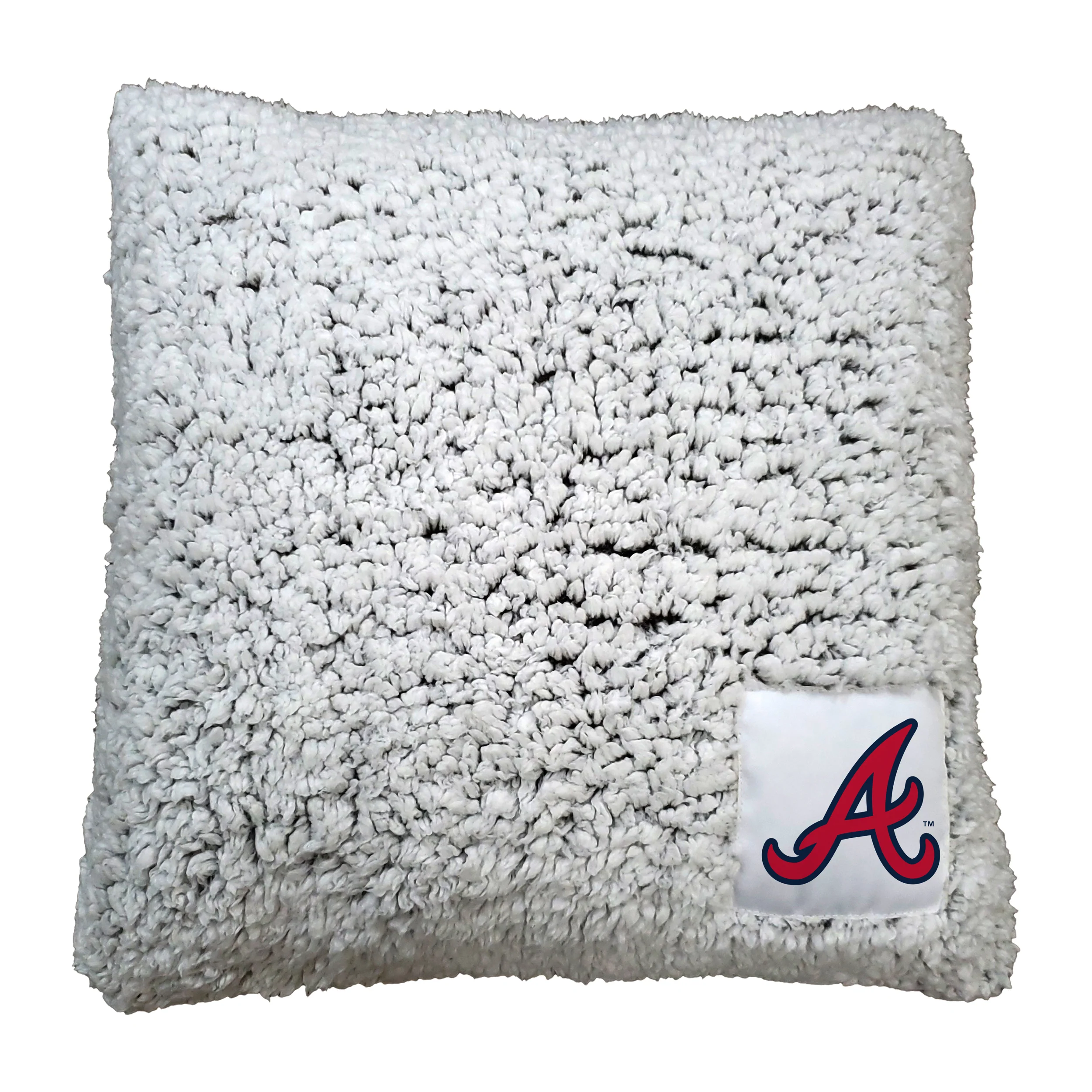 Atlanta Braves Frosty Throw Pillow