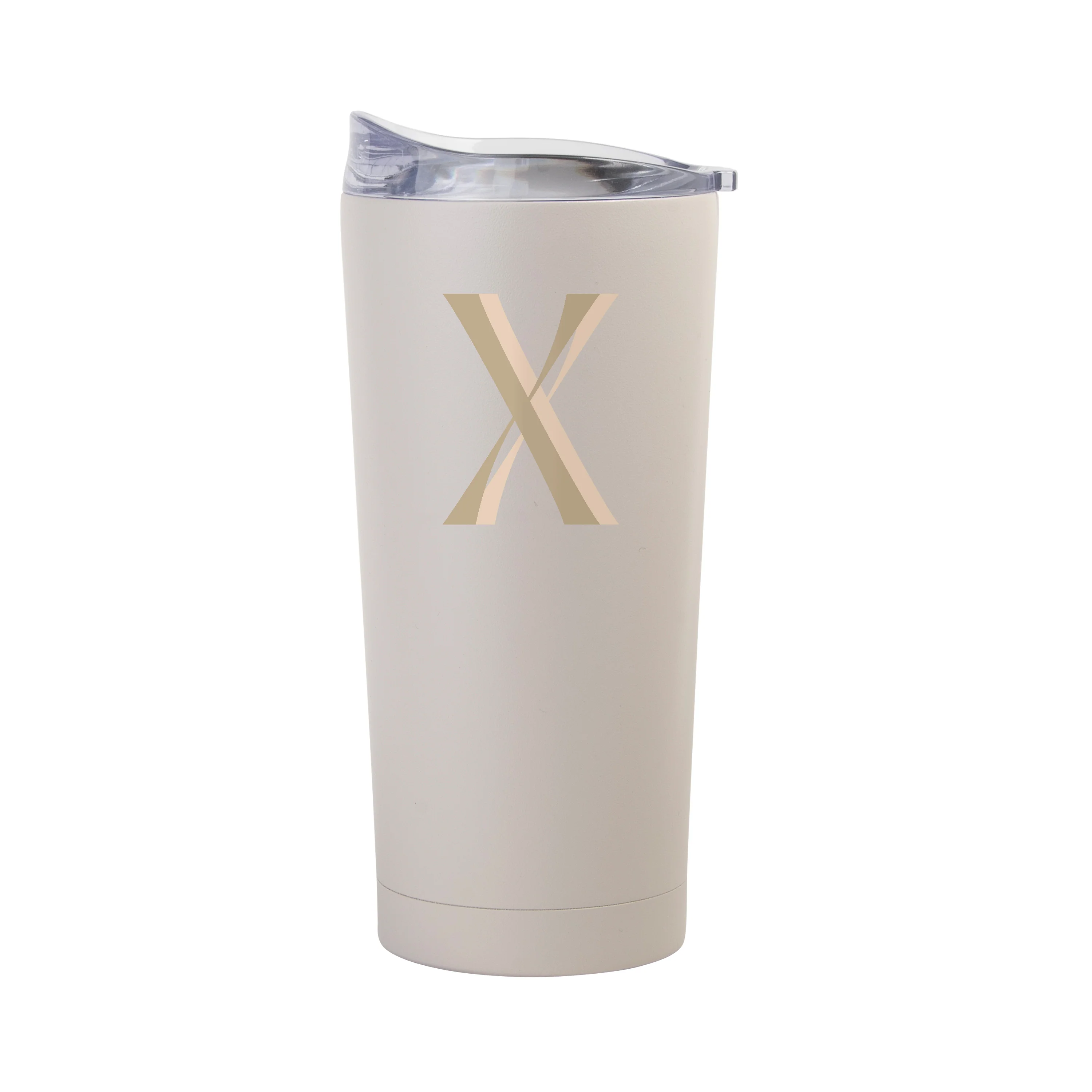 Bachelorette Sand 20oz Letter X Powder Coat Tumbler