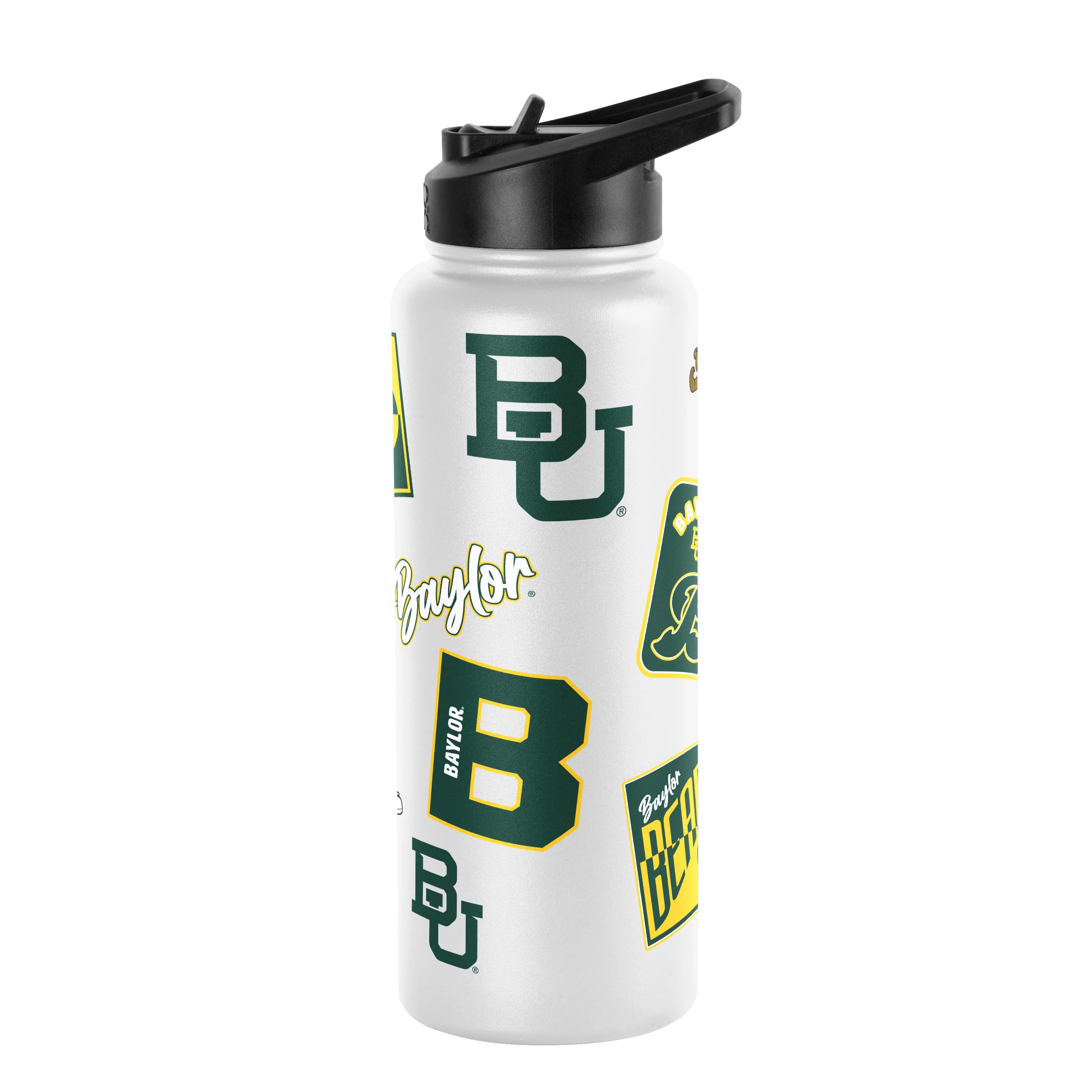 Baylor 34oz White Dreamweave Quencher Bottle - Image 4