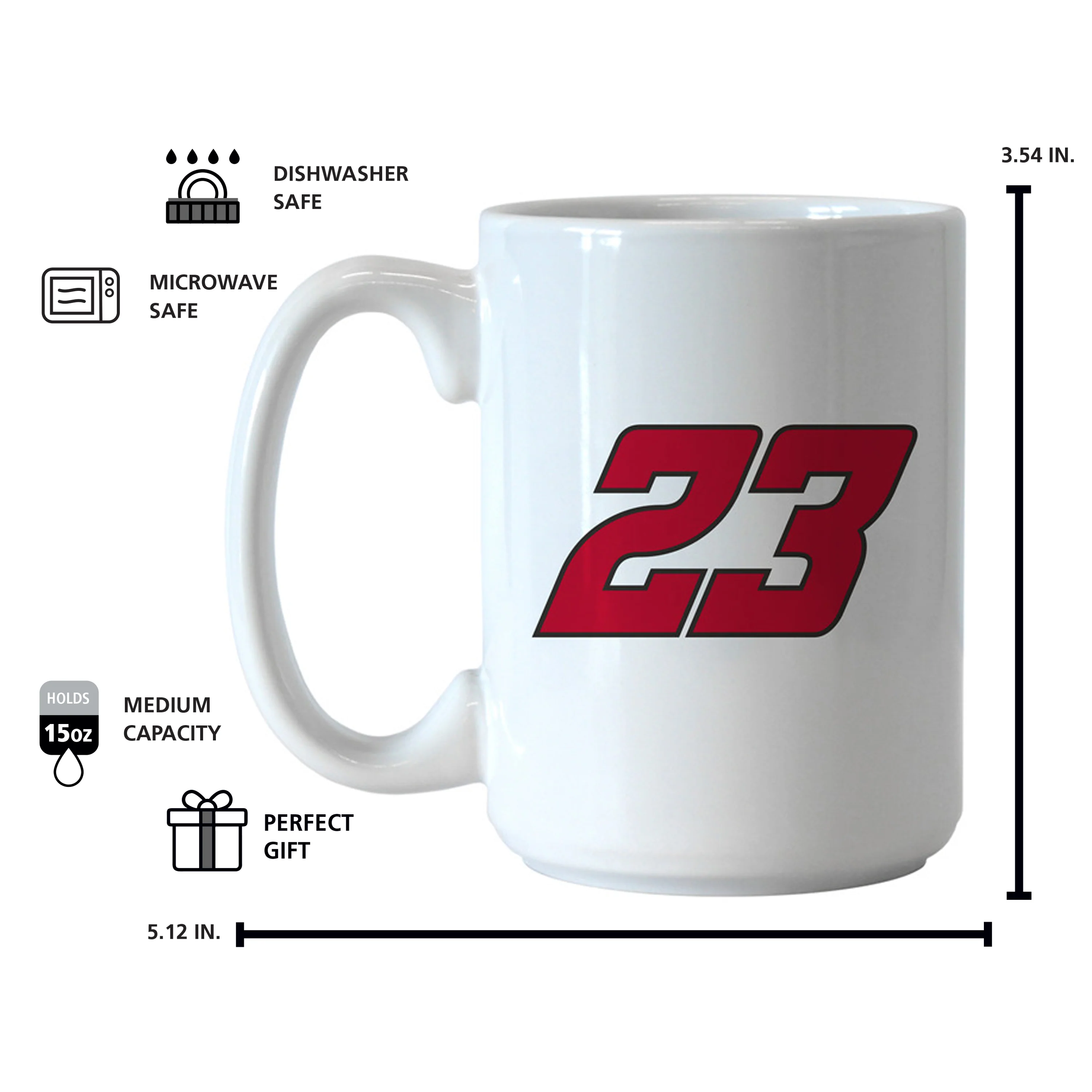 Bubba Wallace 15oz Gameday Sublimated Mug - Image 6