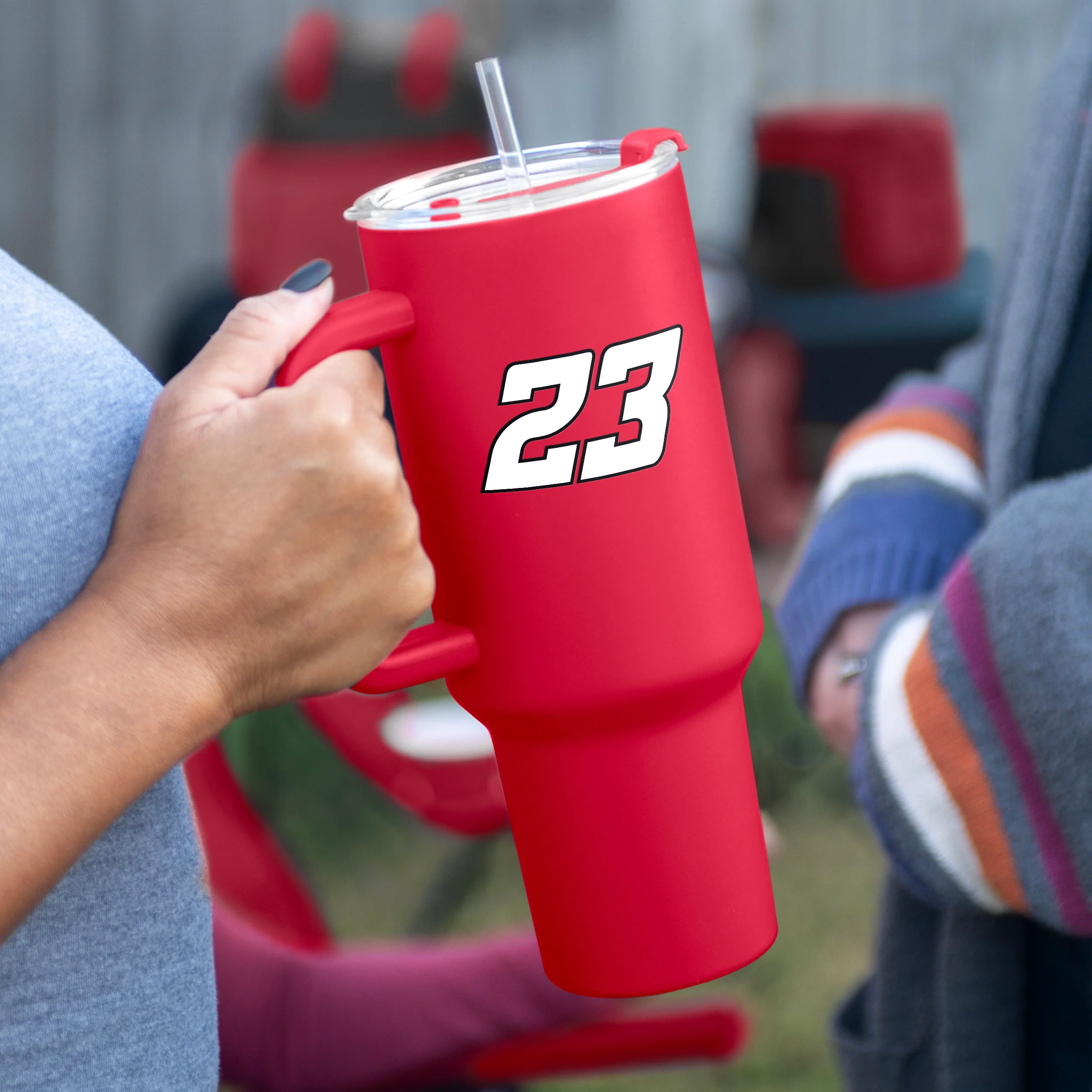 Bubba Wallace 40oz Flipside Powder Coat Tumbler - Image 4