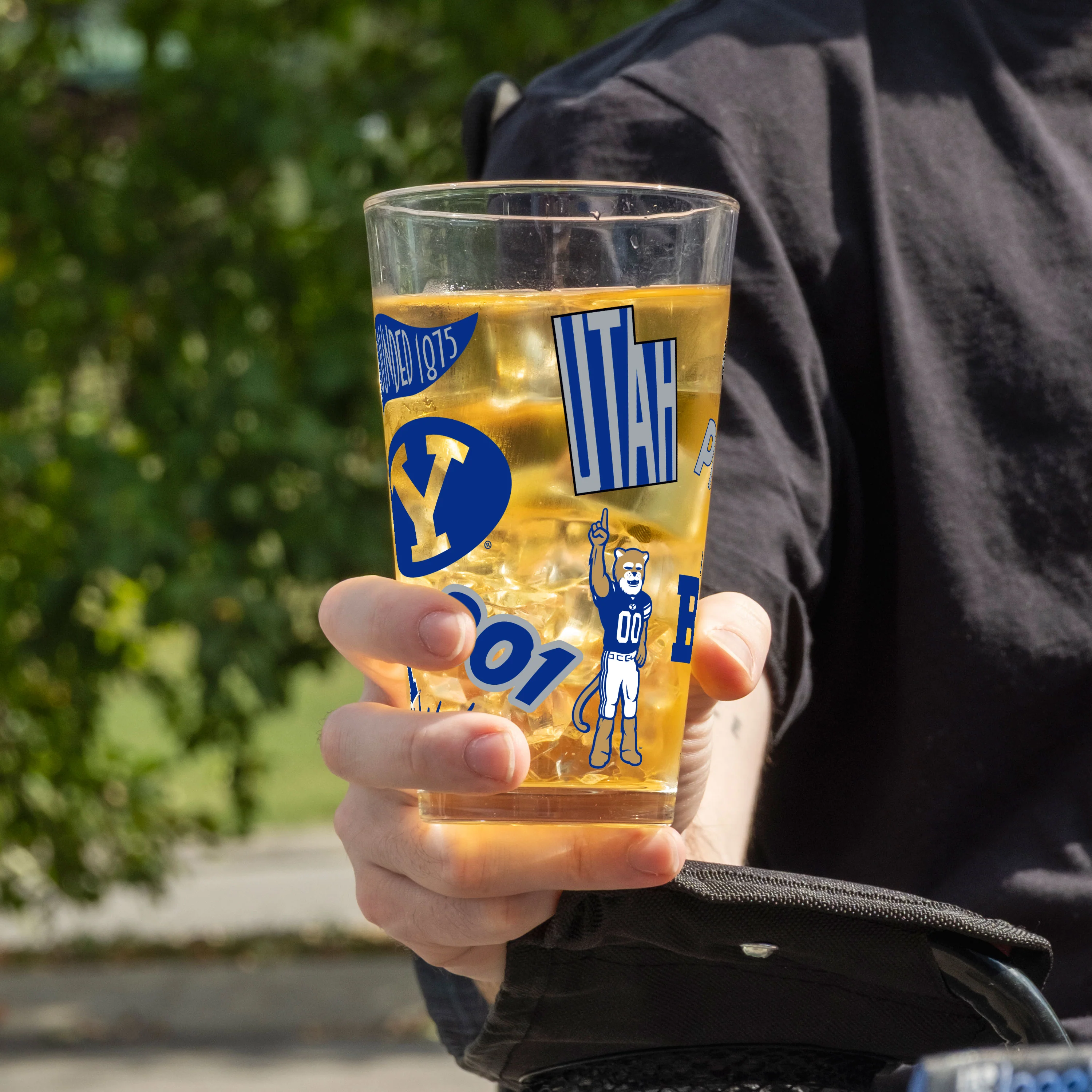 BYU 16oz Native Pint Glass - Image 5