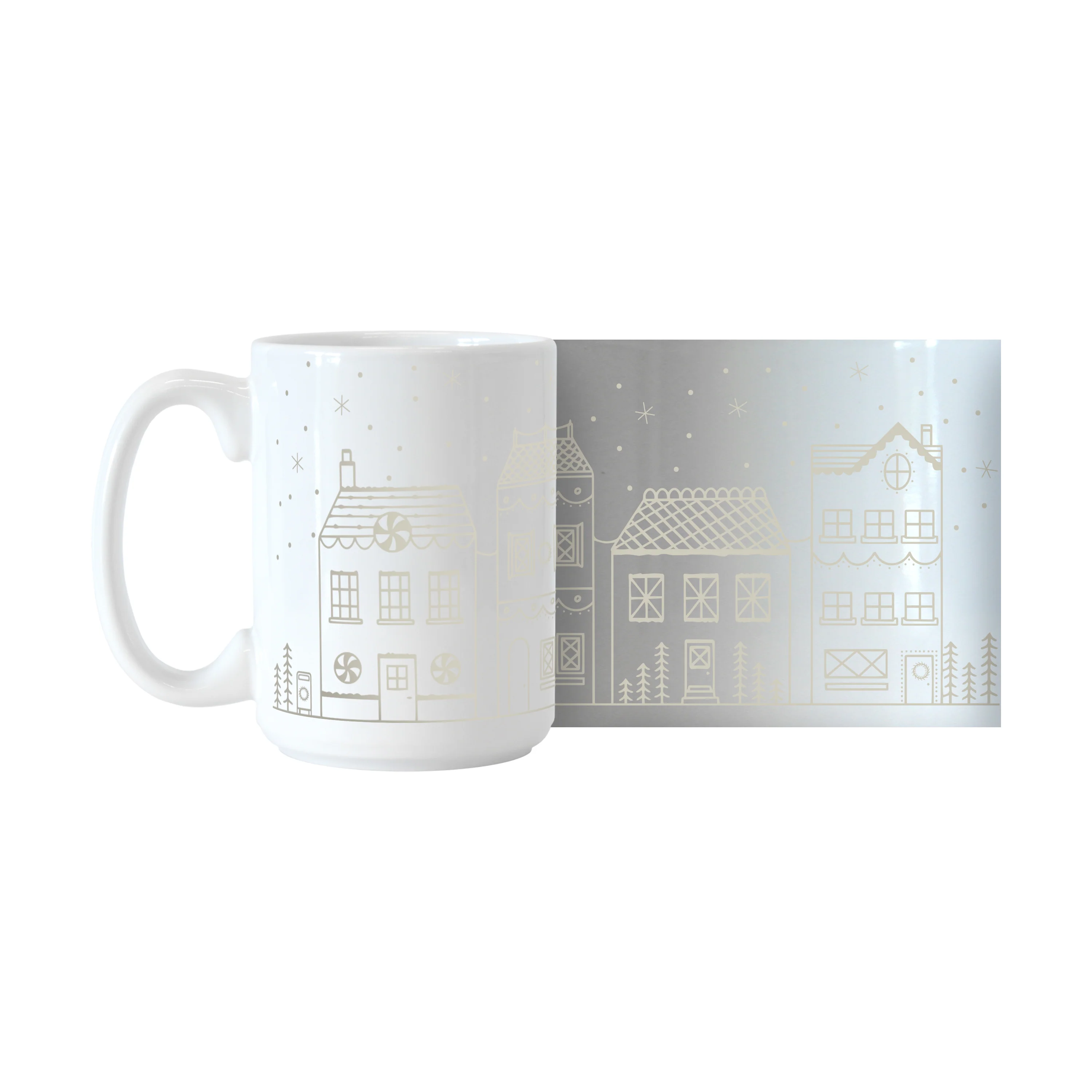 Christmas Village 15oz Sublimated Mug - Image 2