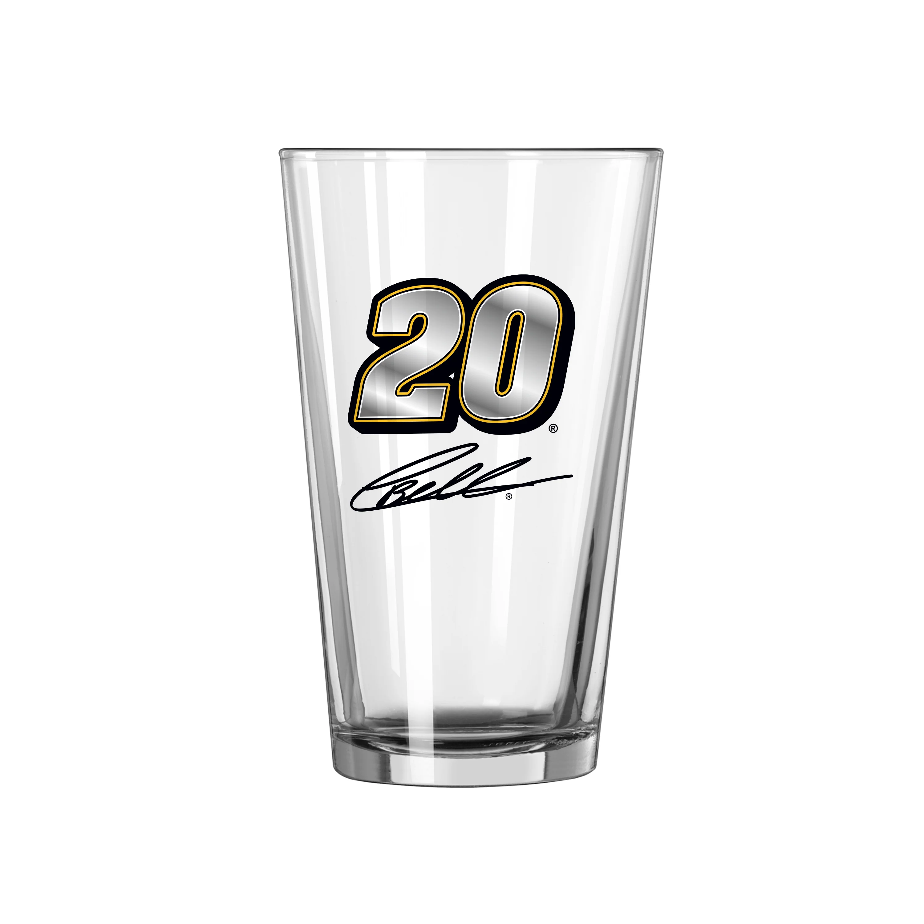 Christopher Bell 16oz Gameday Pint Glass