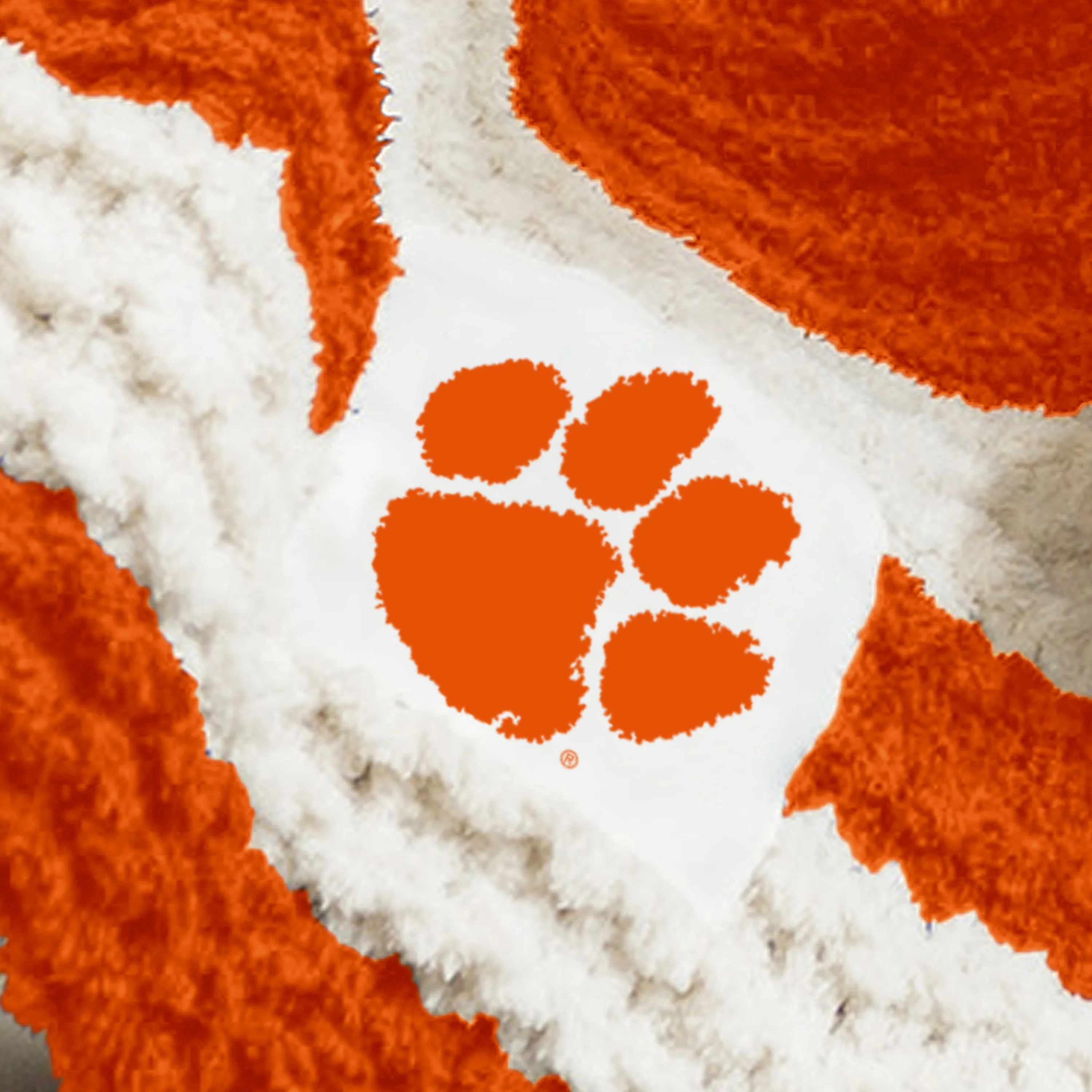 Clemson Cable Knit Throw 50x60 - Image 5