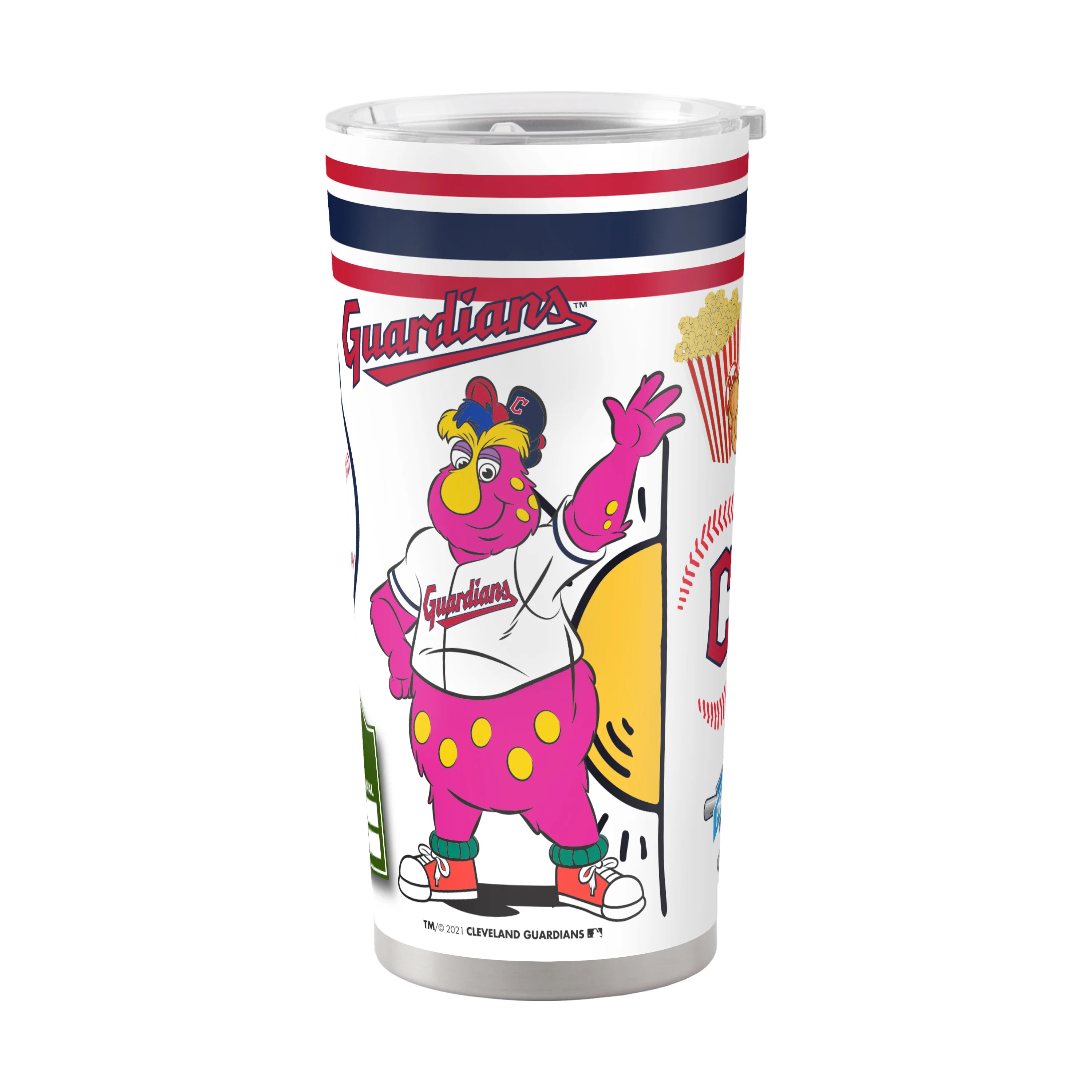 Cleveland Guardians 20oz Native Stainless Steel Tumbler