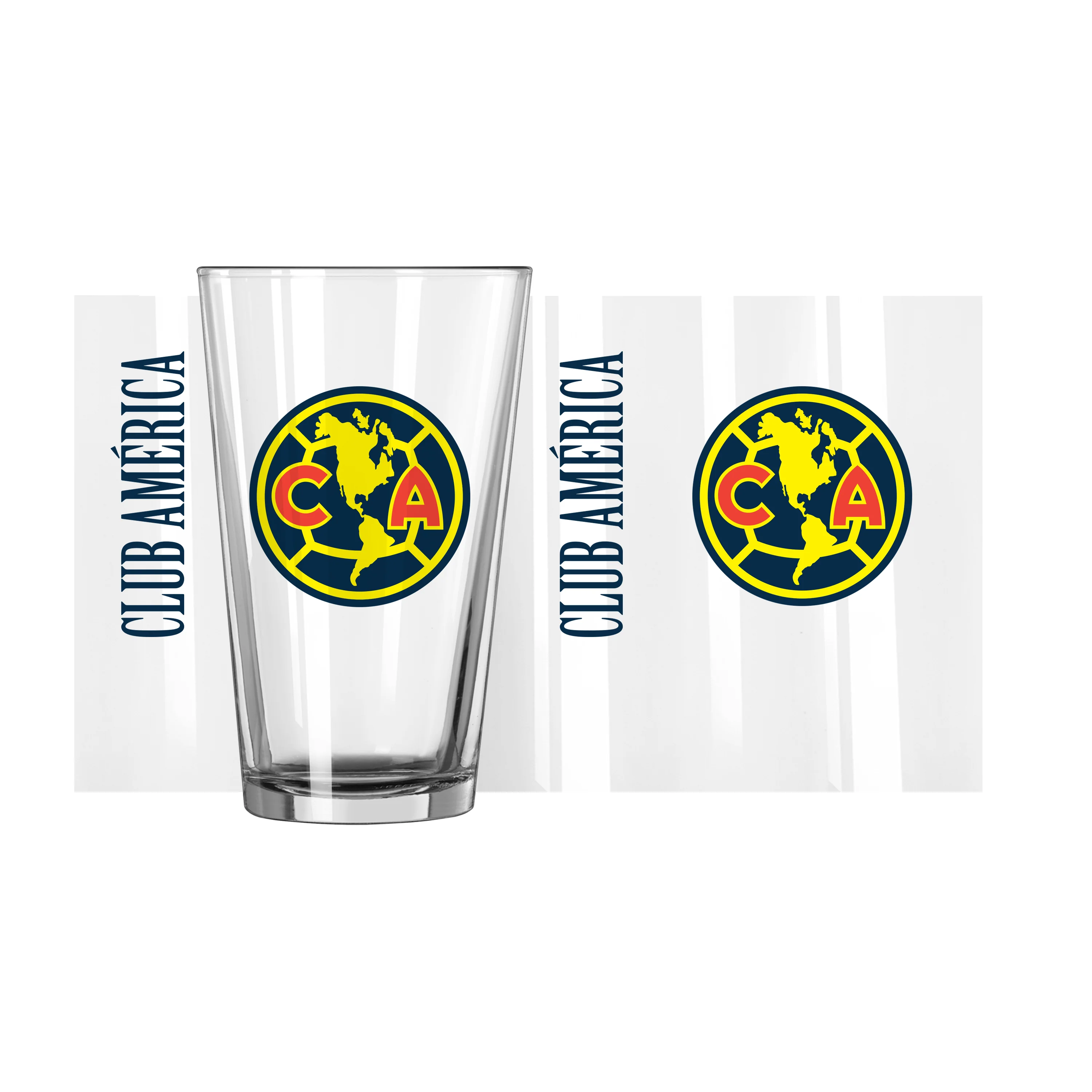 Club America FC 16oz Gameday Pint Glass - Image 2