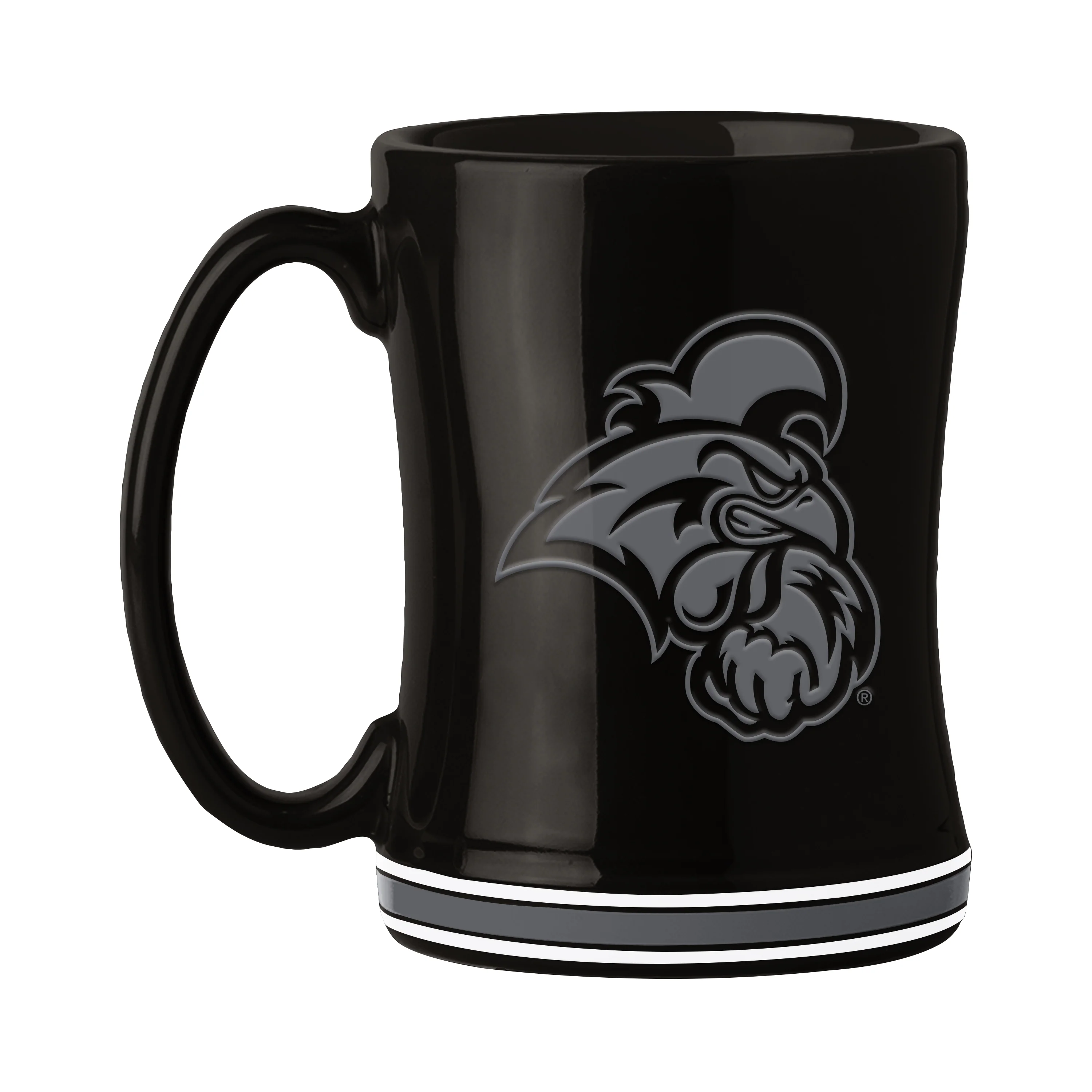 Coastal Carolina 14oz Black Tonal Relief Mug