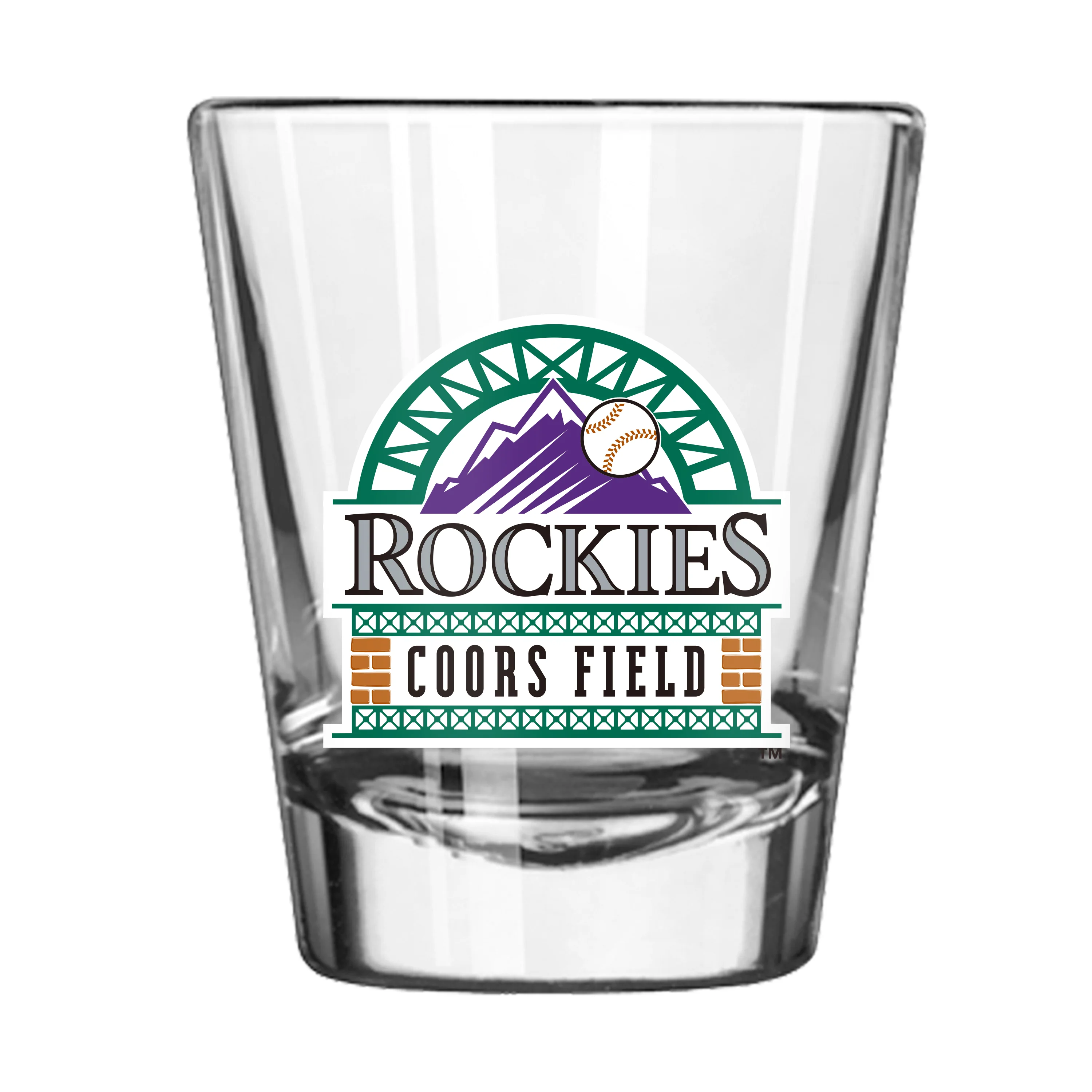 Colorado Rockies 2oz Coors Field Shot Glass