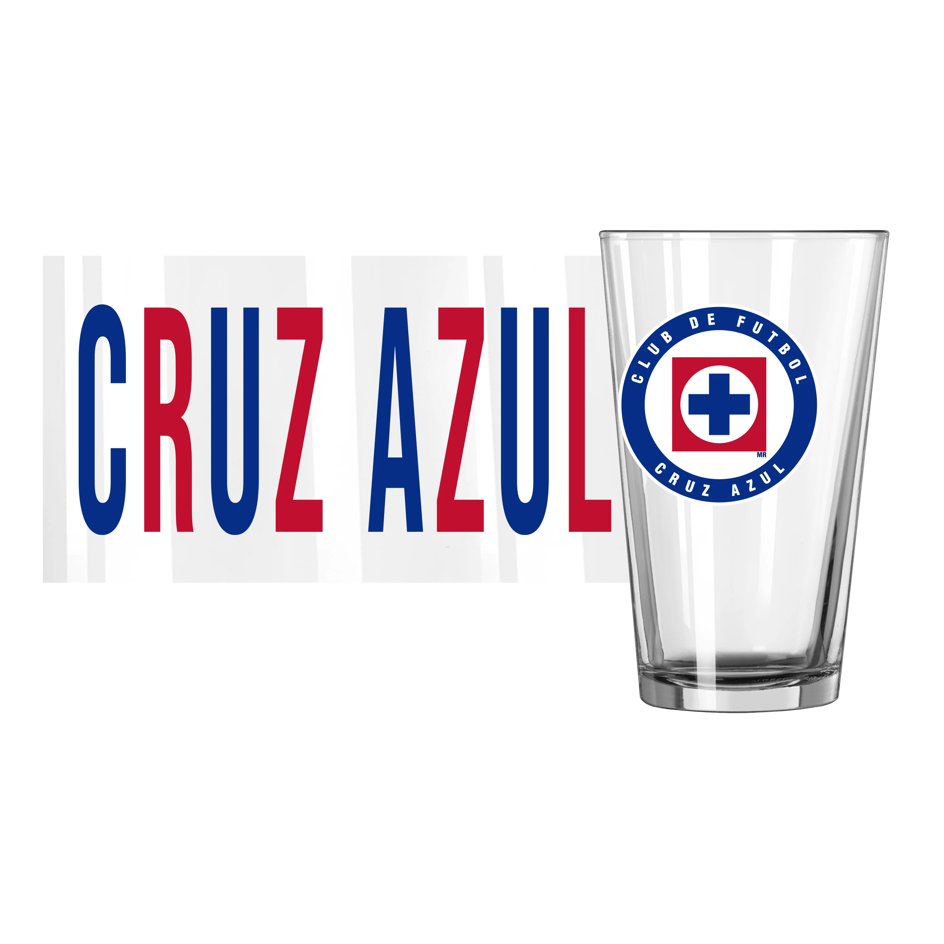 Cruz Azul FC 16oz Overtime Pint Glass - Image 2