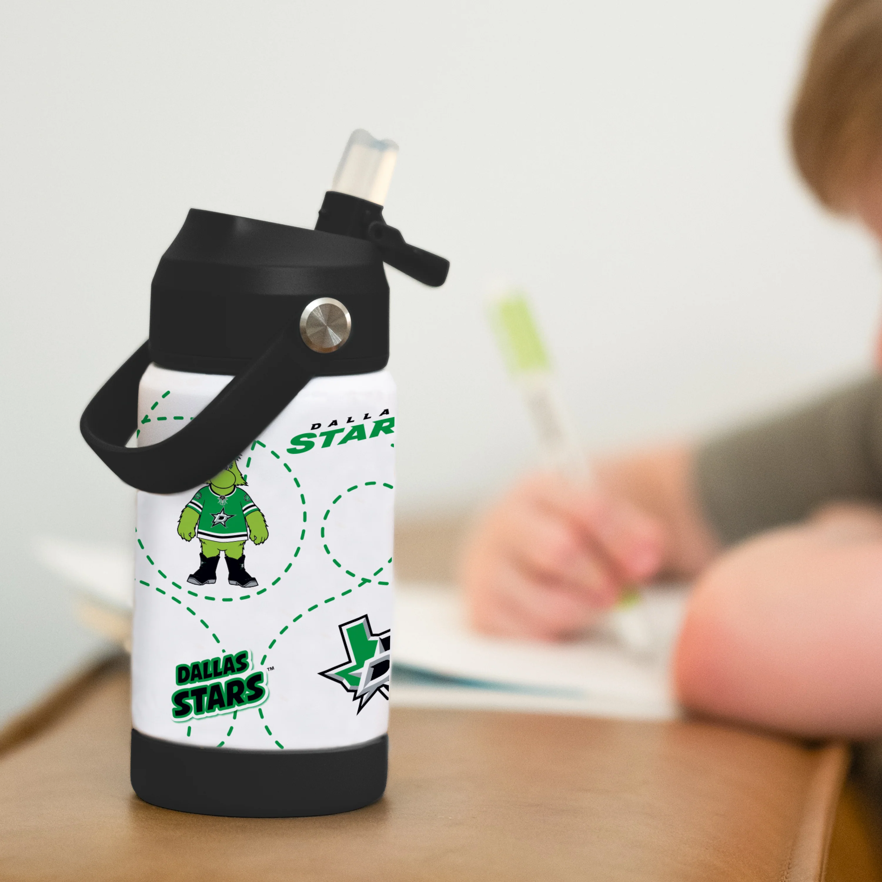Dallas Stars 12oz Mascot SS Kids Bottle - Image 5