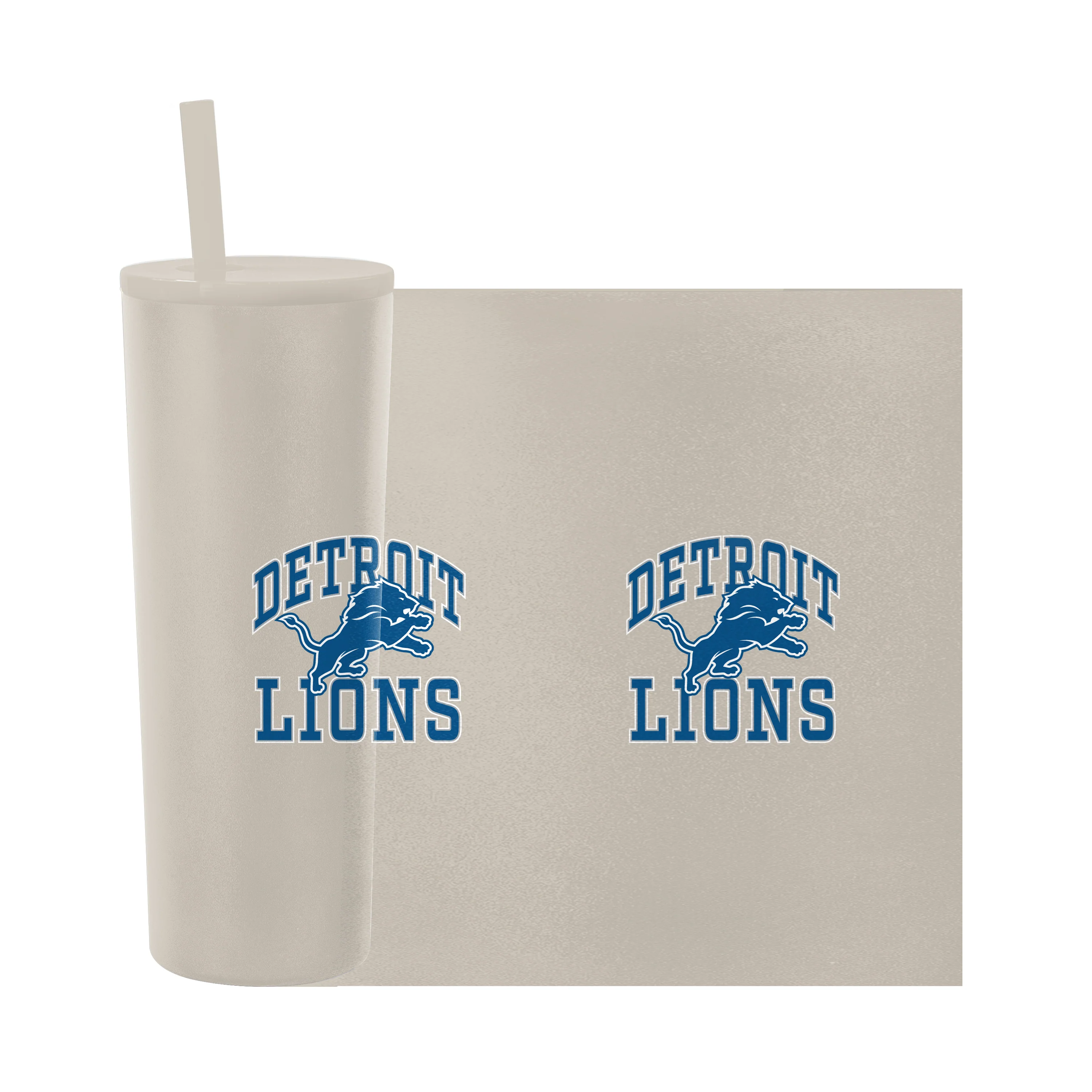 Detroit Lions 30oz Athletic SS Straw Tumbler - Image 5
