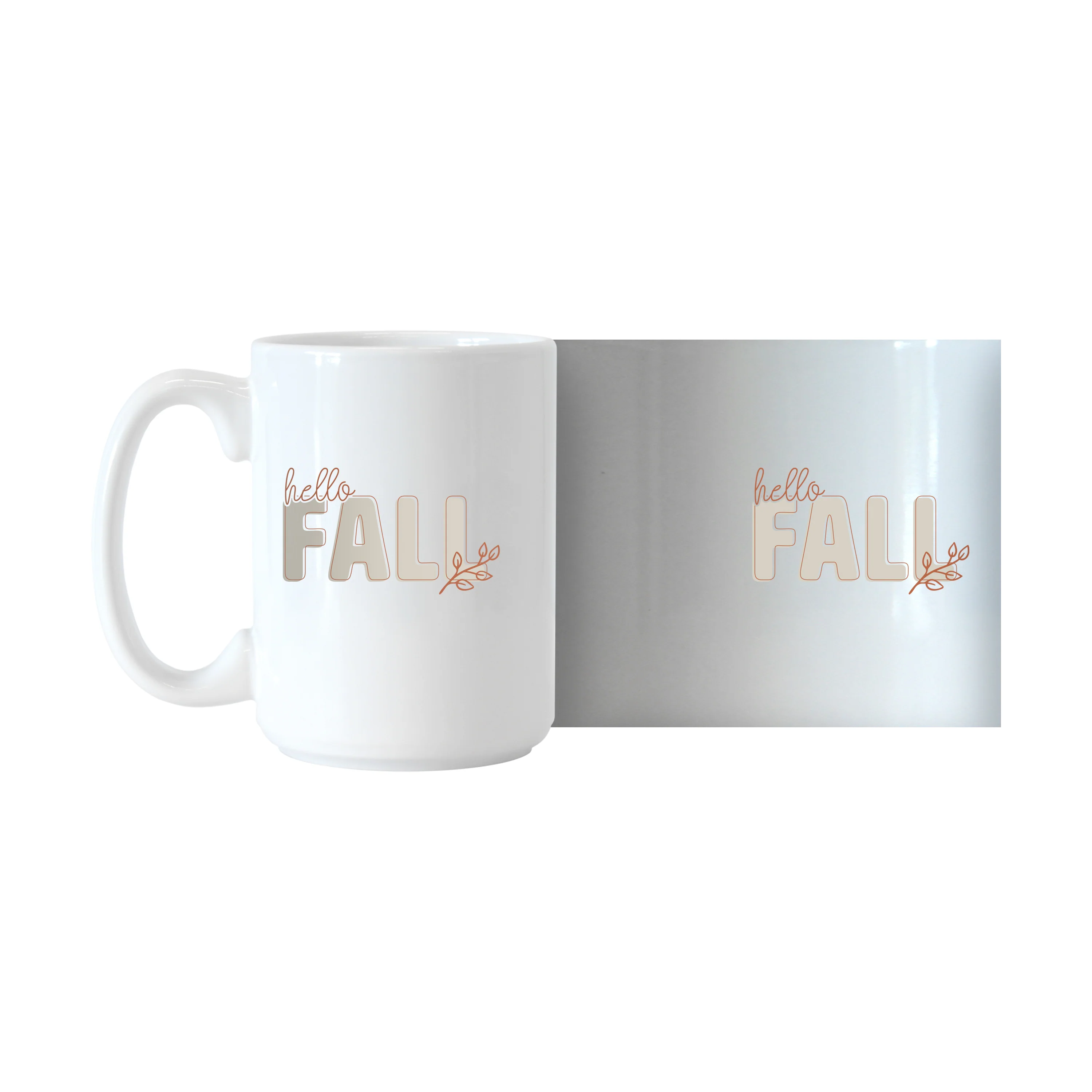 Fall Happy Fall 15oz Sublimated Mug - Image 2