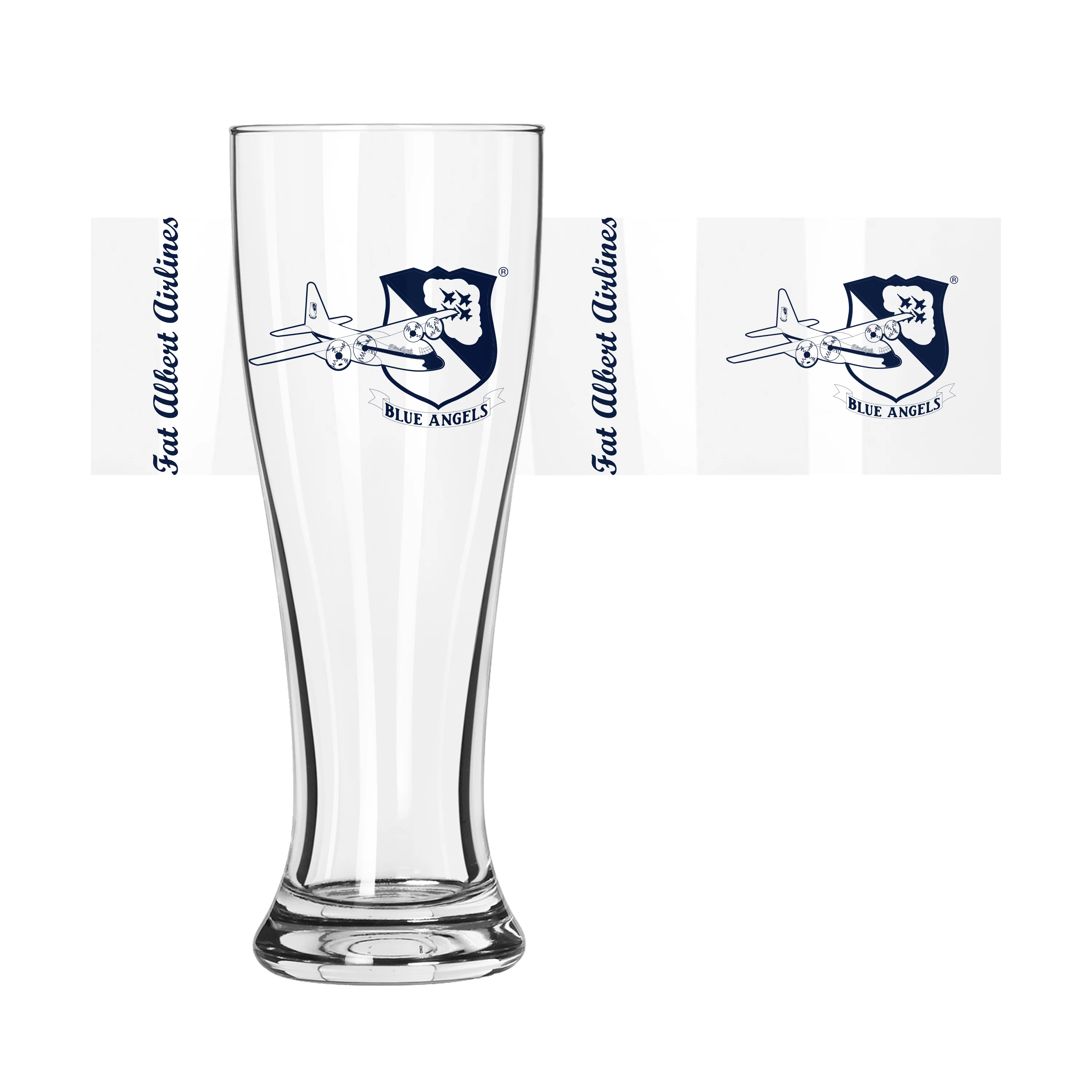 Fat Albert Airlines 16oz Gameday Pint Glass - Image 2