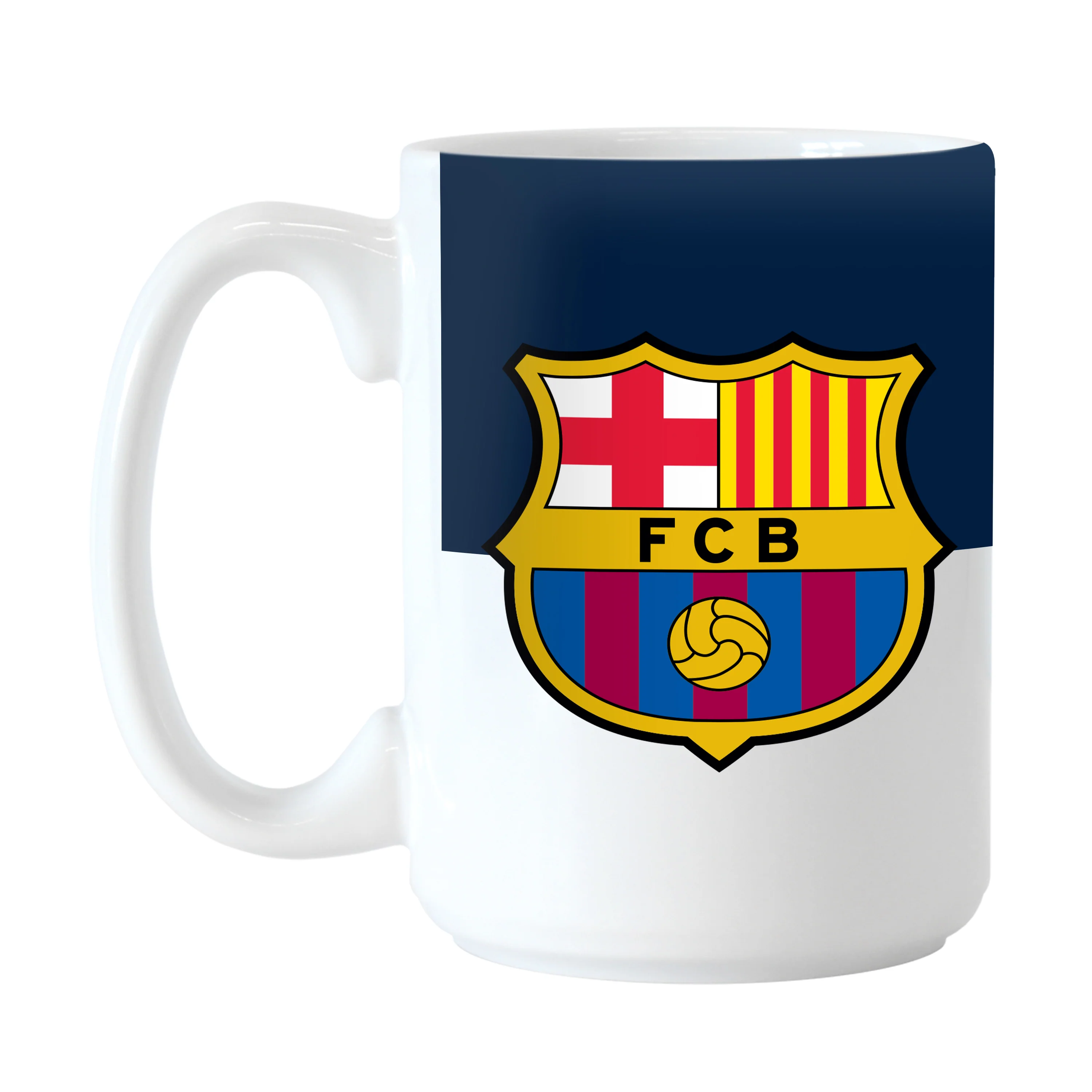 FC Barcelona 15oz Colorblock Sublimated Mug