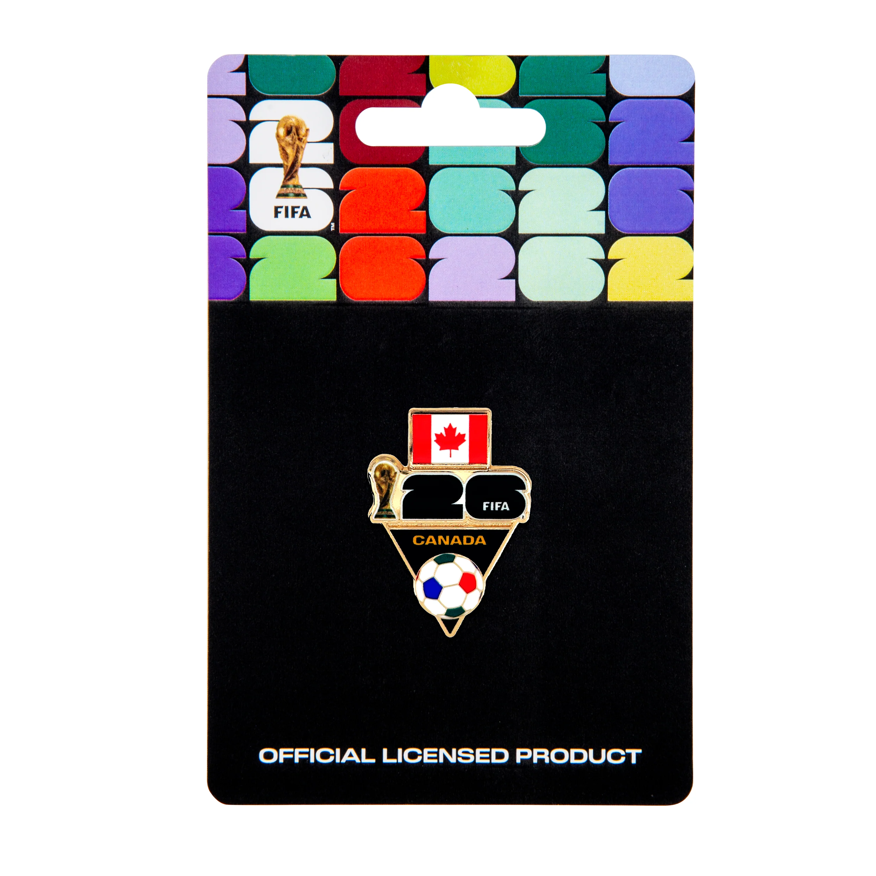 FIFA World Cup 2026 CAN Flag and Ball  Host Country Pin on backer card and hologram (FIFA) - Image 5