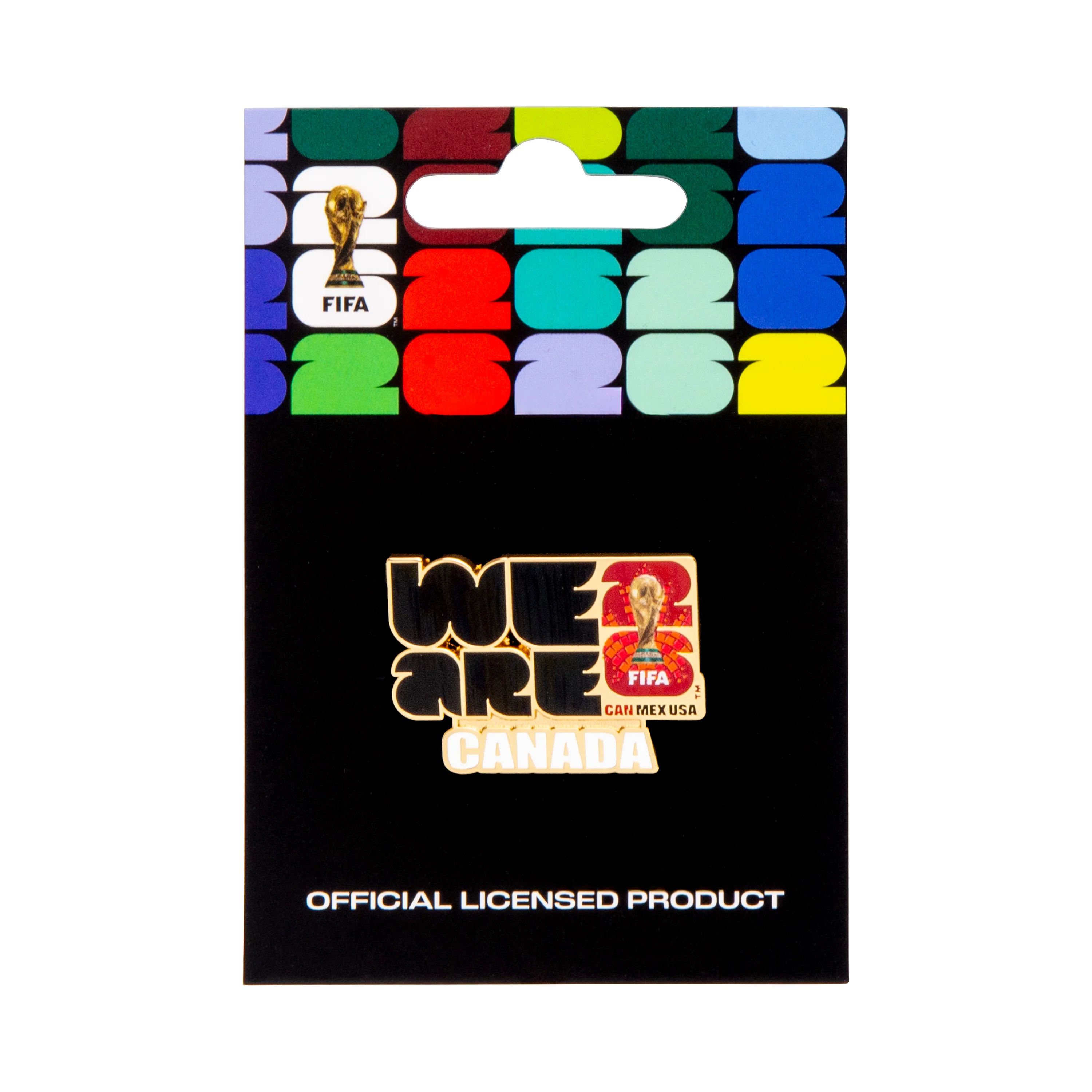 FIFA World Cup 2026 We Are Canada Logo Pin on backer card and hologram (FIFA) - Image 5