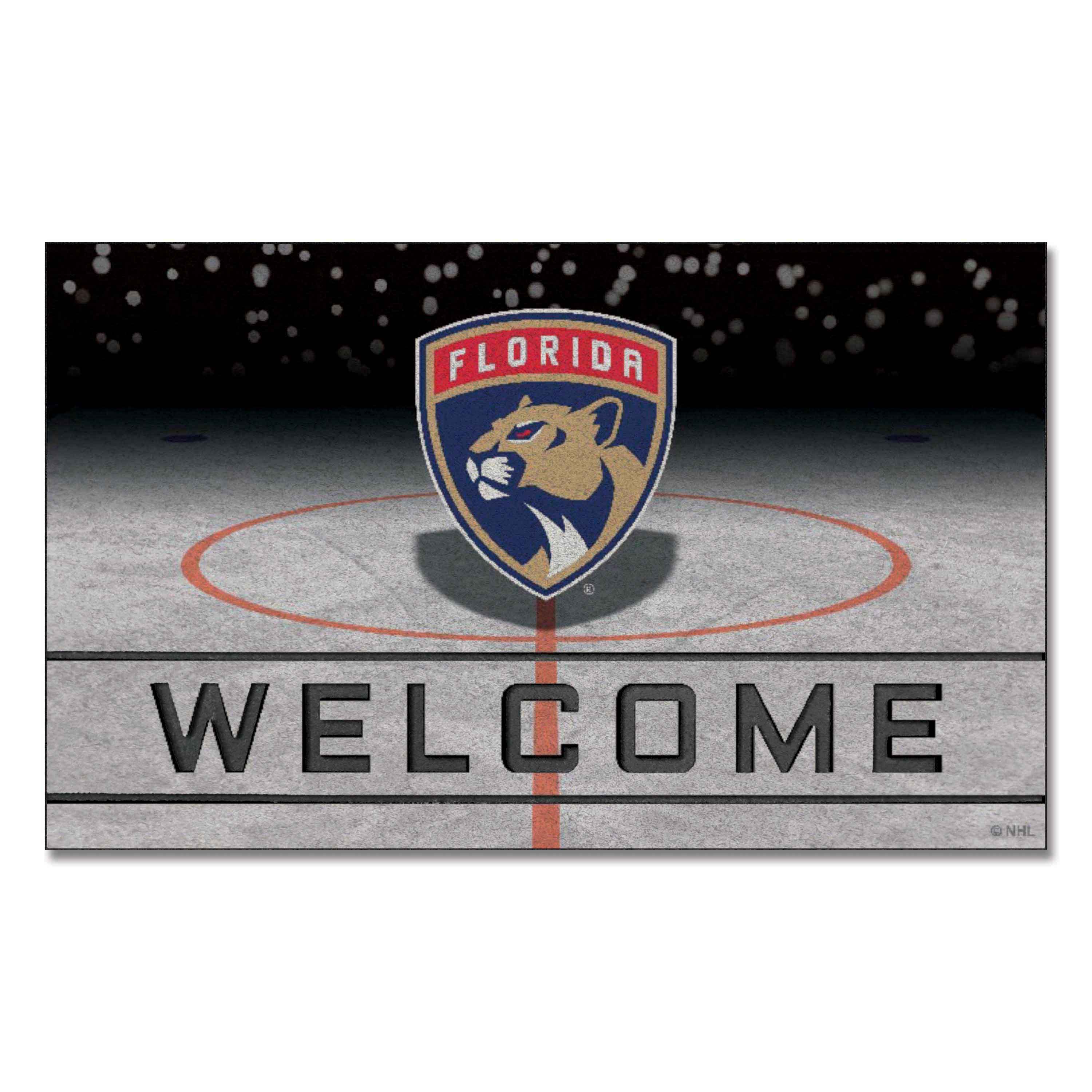 Florida Panthers Crumb Rubber Door Mat