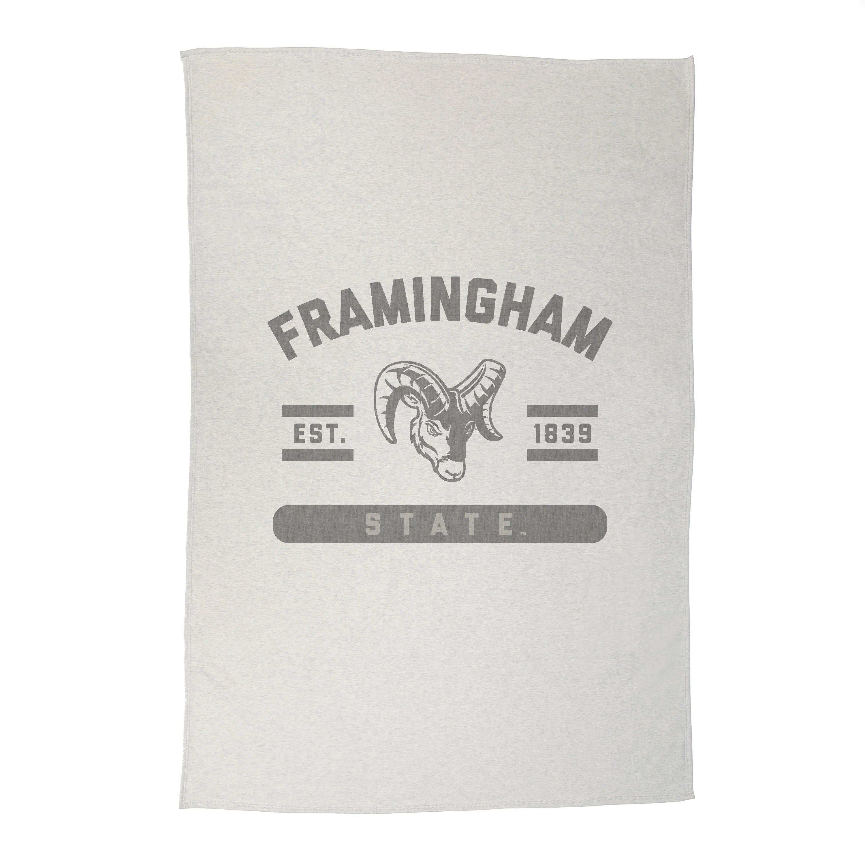 Framingham State Sublimated Sweatshirt Blanket