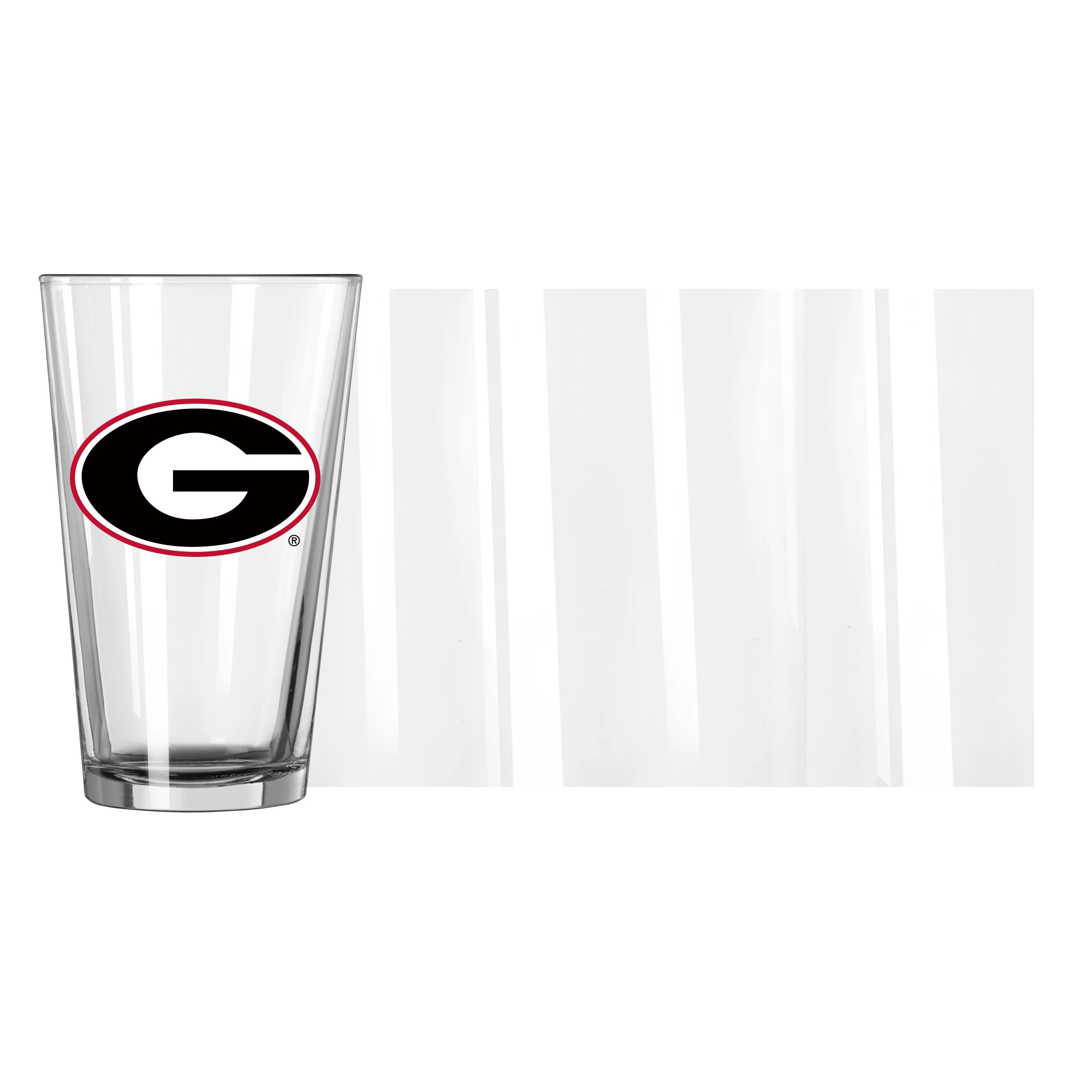Georgia 16oz Logo Pint Glass - Image 2