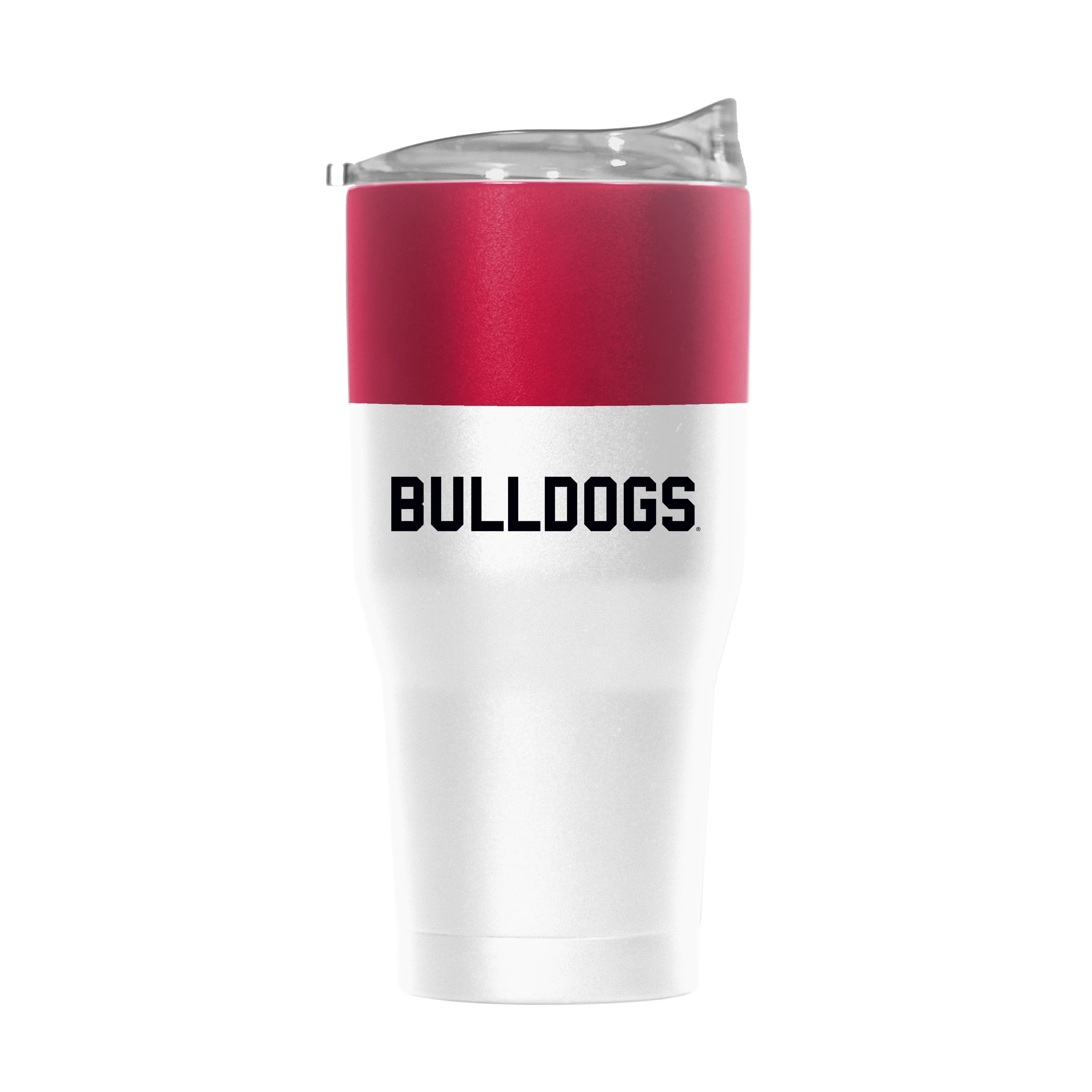 Georgia 30oz Colorblock White Powder Coat Tumbler - Image 3