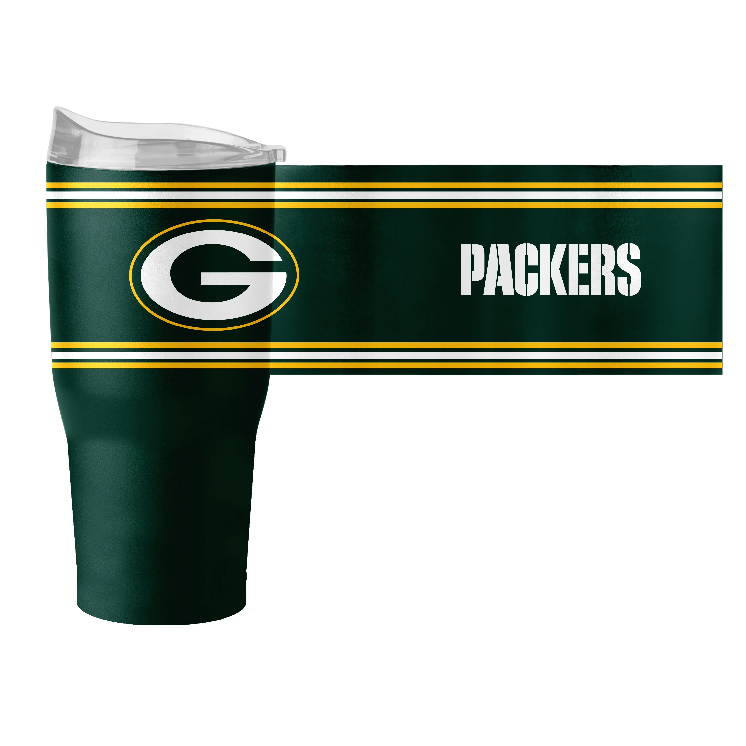 Green Bay Packers 30oz Walmart Holiday 2025 Powder Coat Tumbler - Image 3