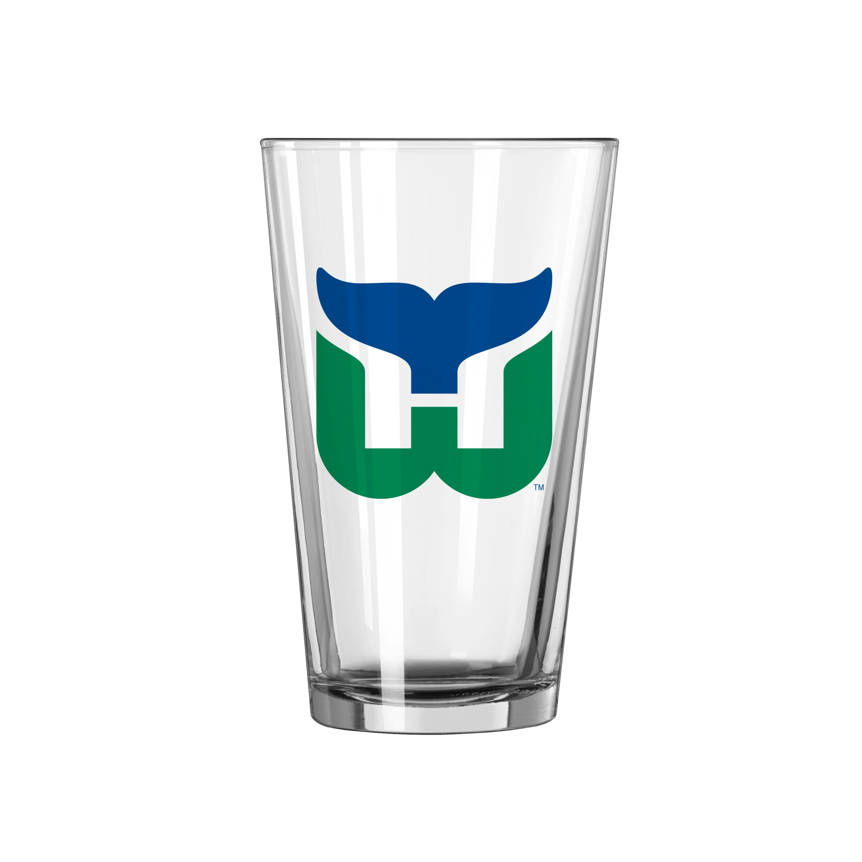 Hartford Whalers Full Color 16oz Gameday Pint Glass
