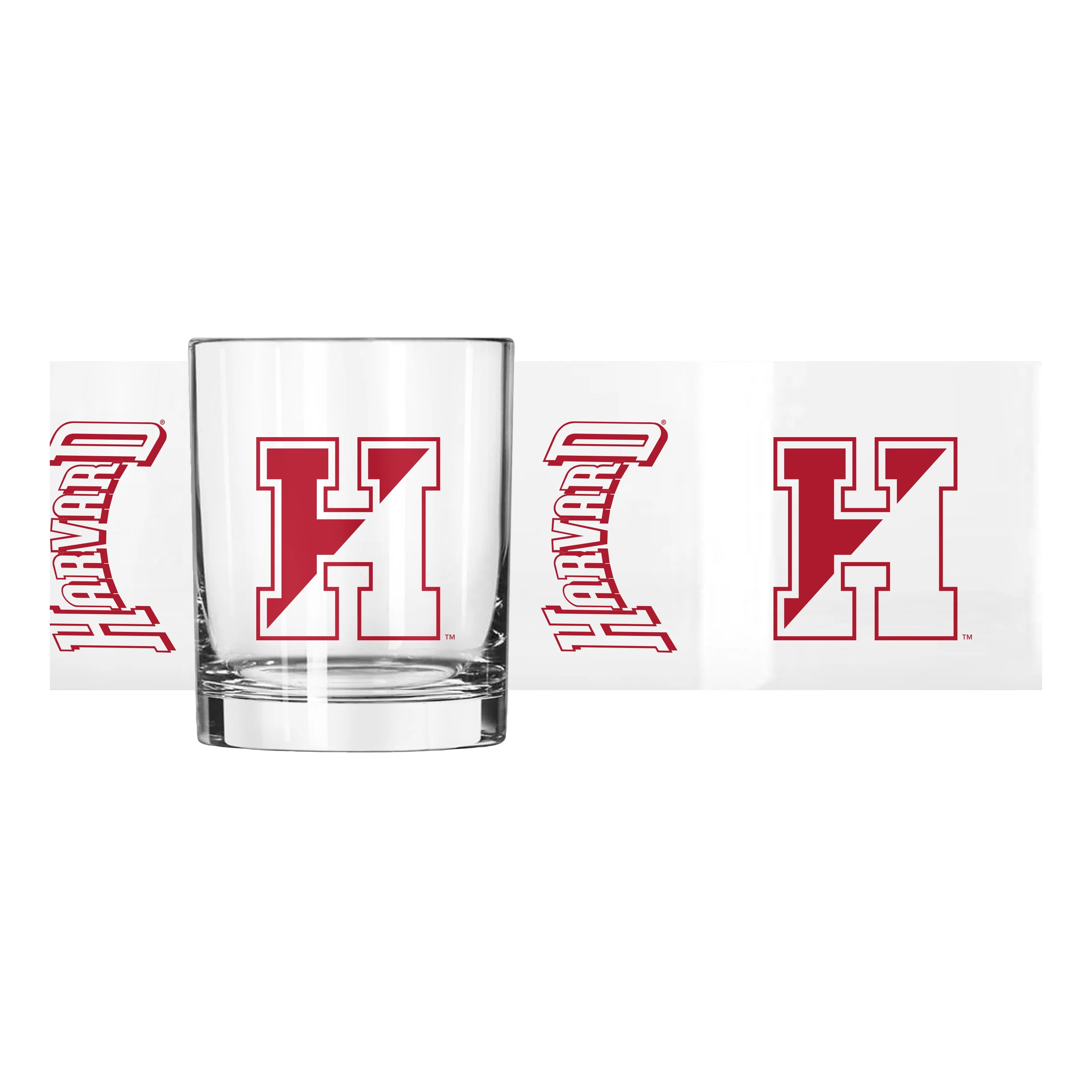 Harvard 14oz Gameday Rocks Glass - Image 2