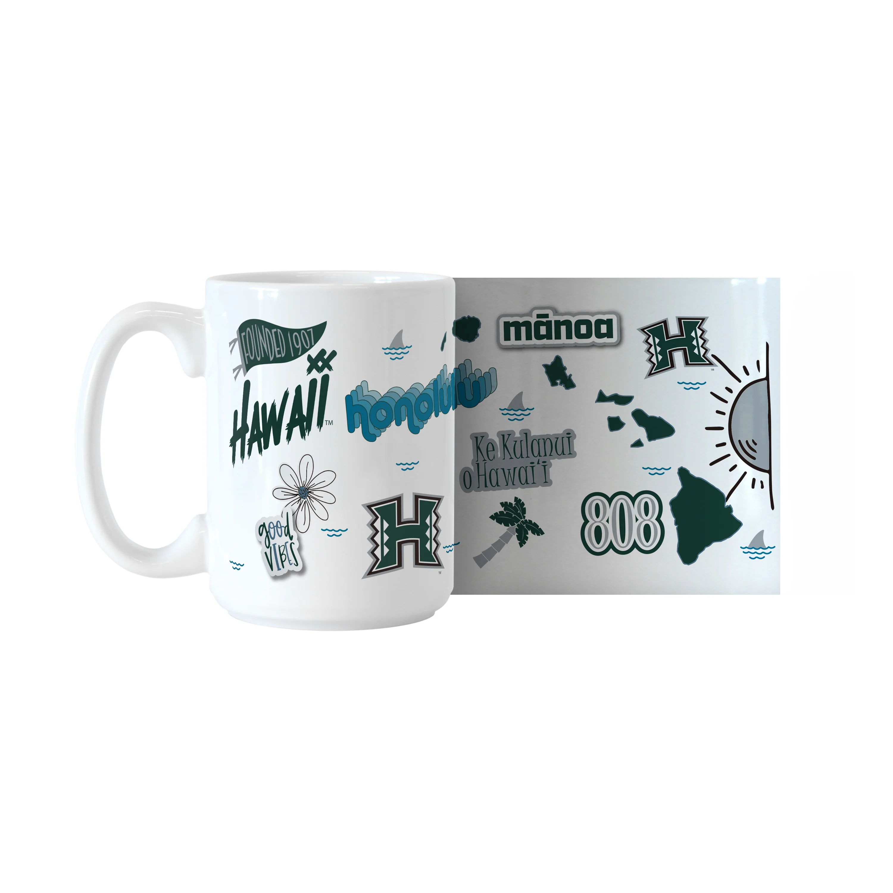 Hawaii 15oz Native Sublimated Mug - Image 2