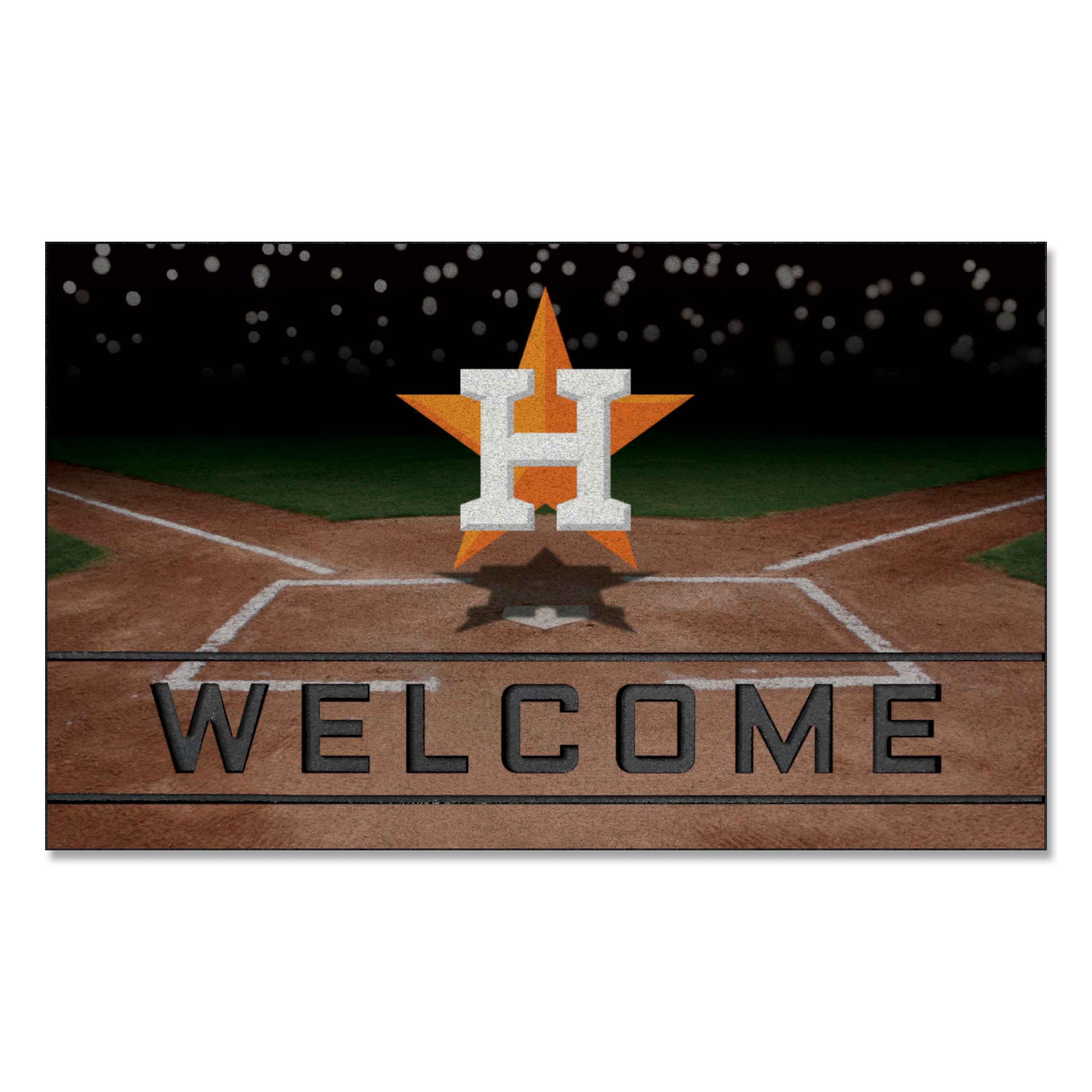 Houston Astros Crumb Rubber Door Mat