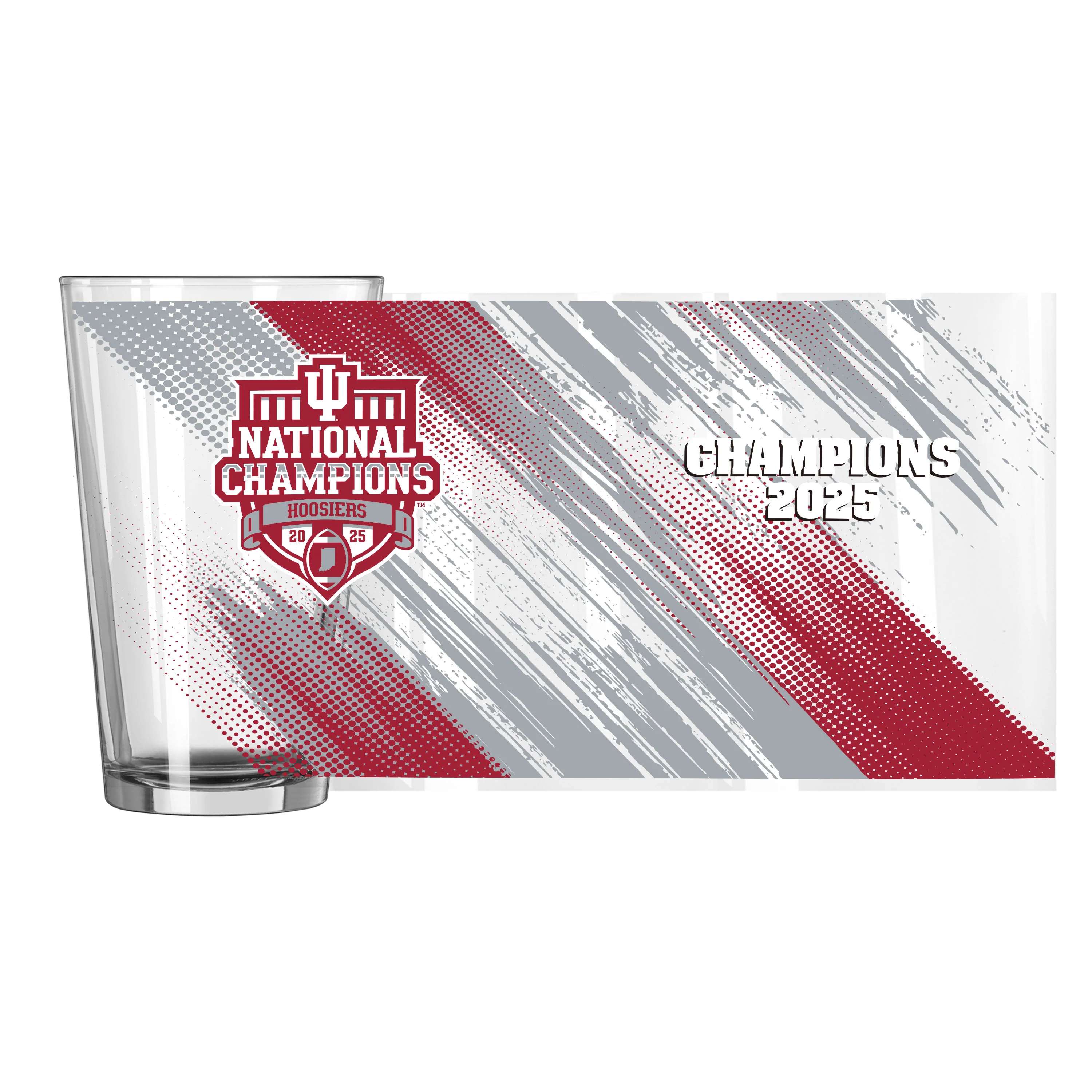 Indiana 2025 College Football Champions 16oz Repeat Pint Glass - Image 3