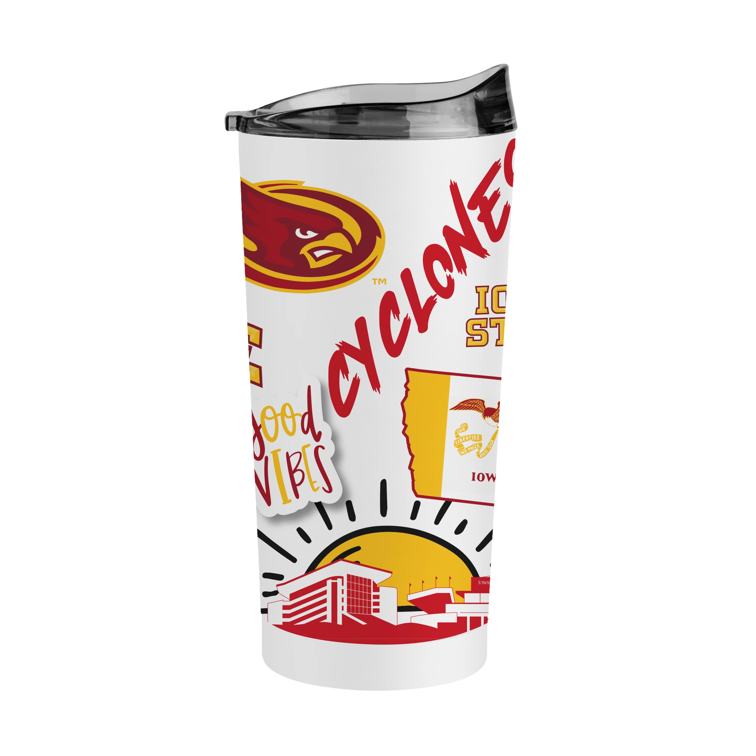 Iowa State 20oz Native Powder Coat Tumbler - Image 2