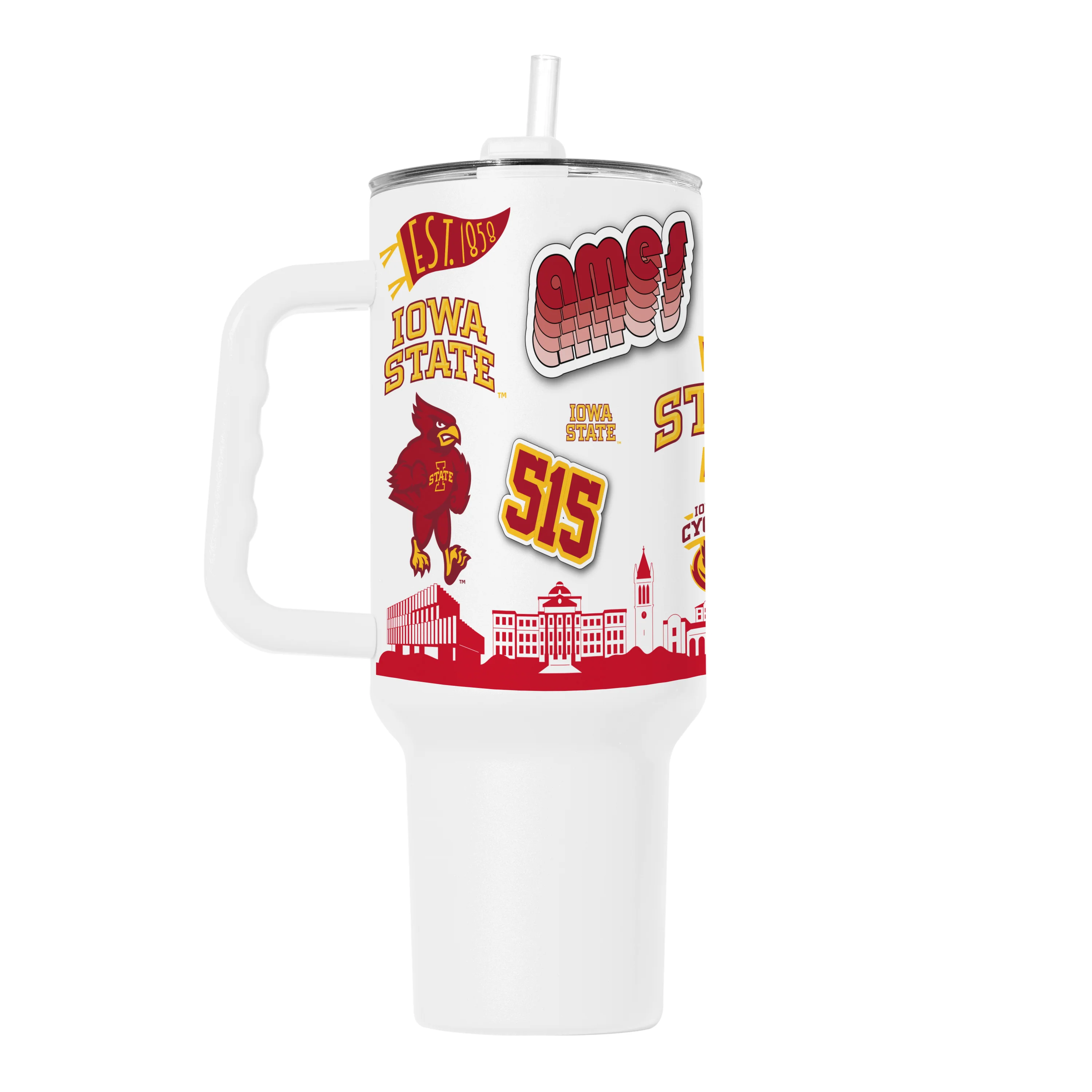Iowa State 40oz Native Powder Coat Tumbler