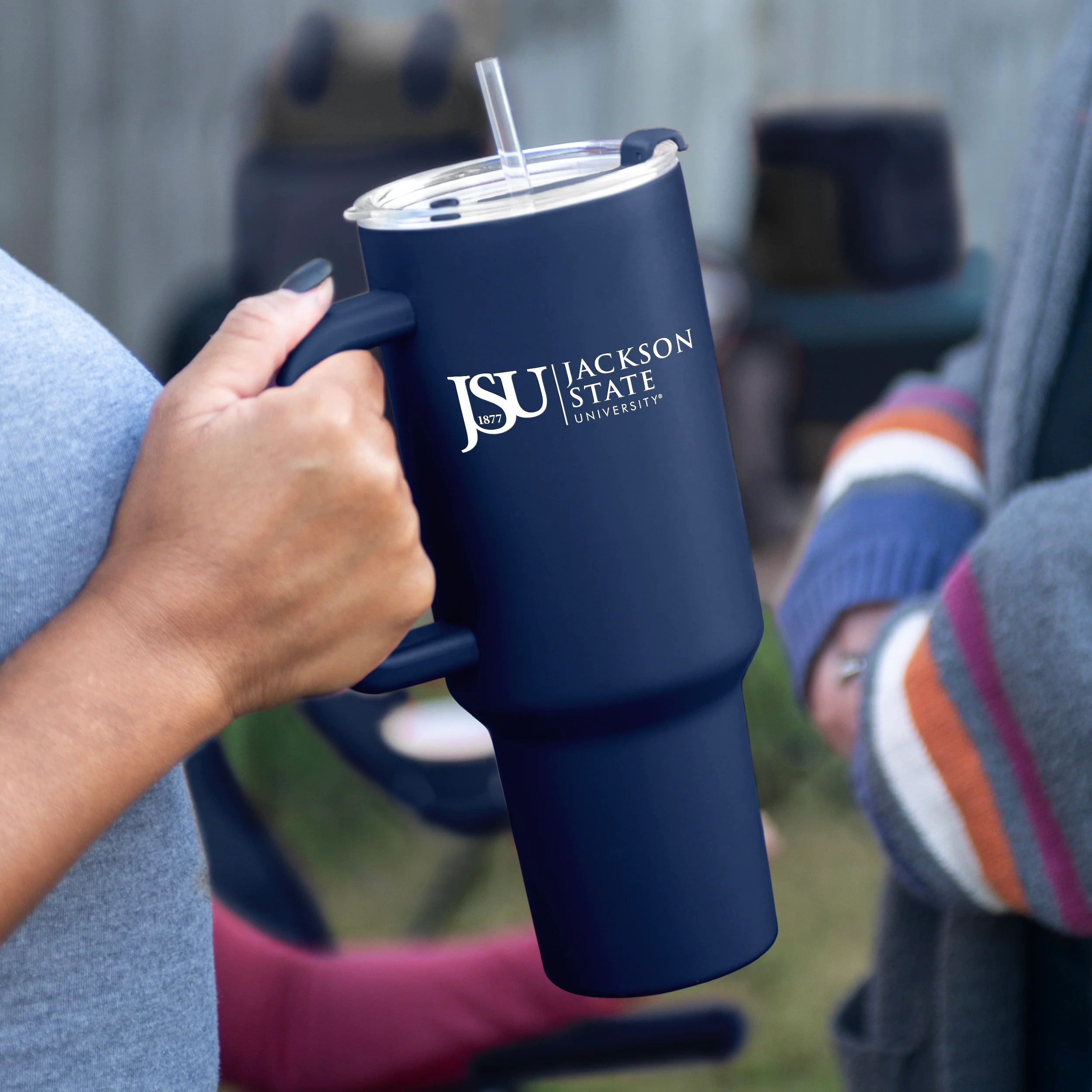 Jackson State 40oz Flipside Powder Coat Tumbler - Image 4