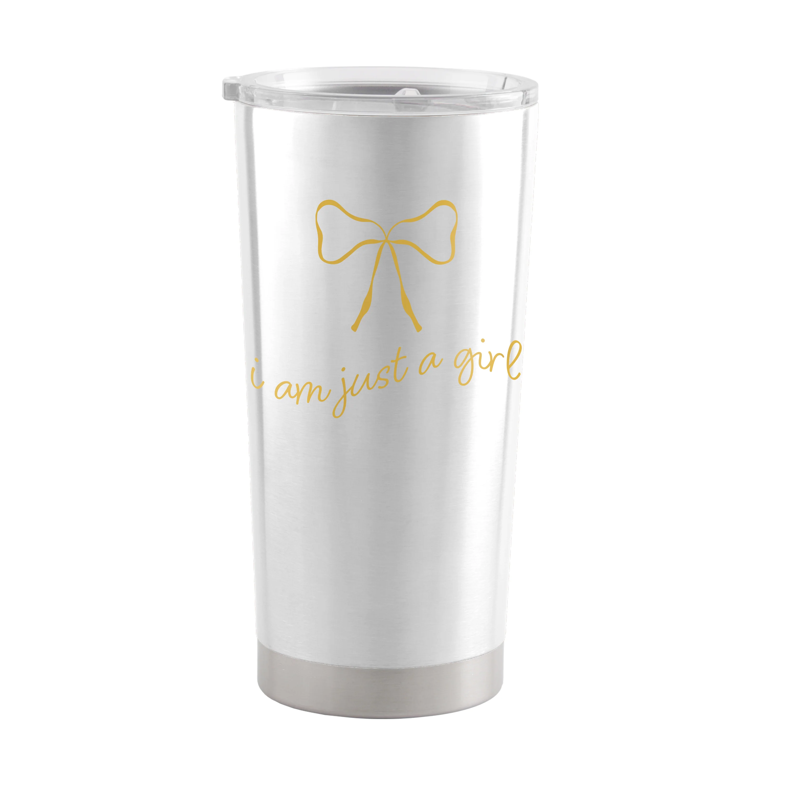 Just A Girl Just A Girl 20oz Powder Coat Tumbler - Image 2