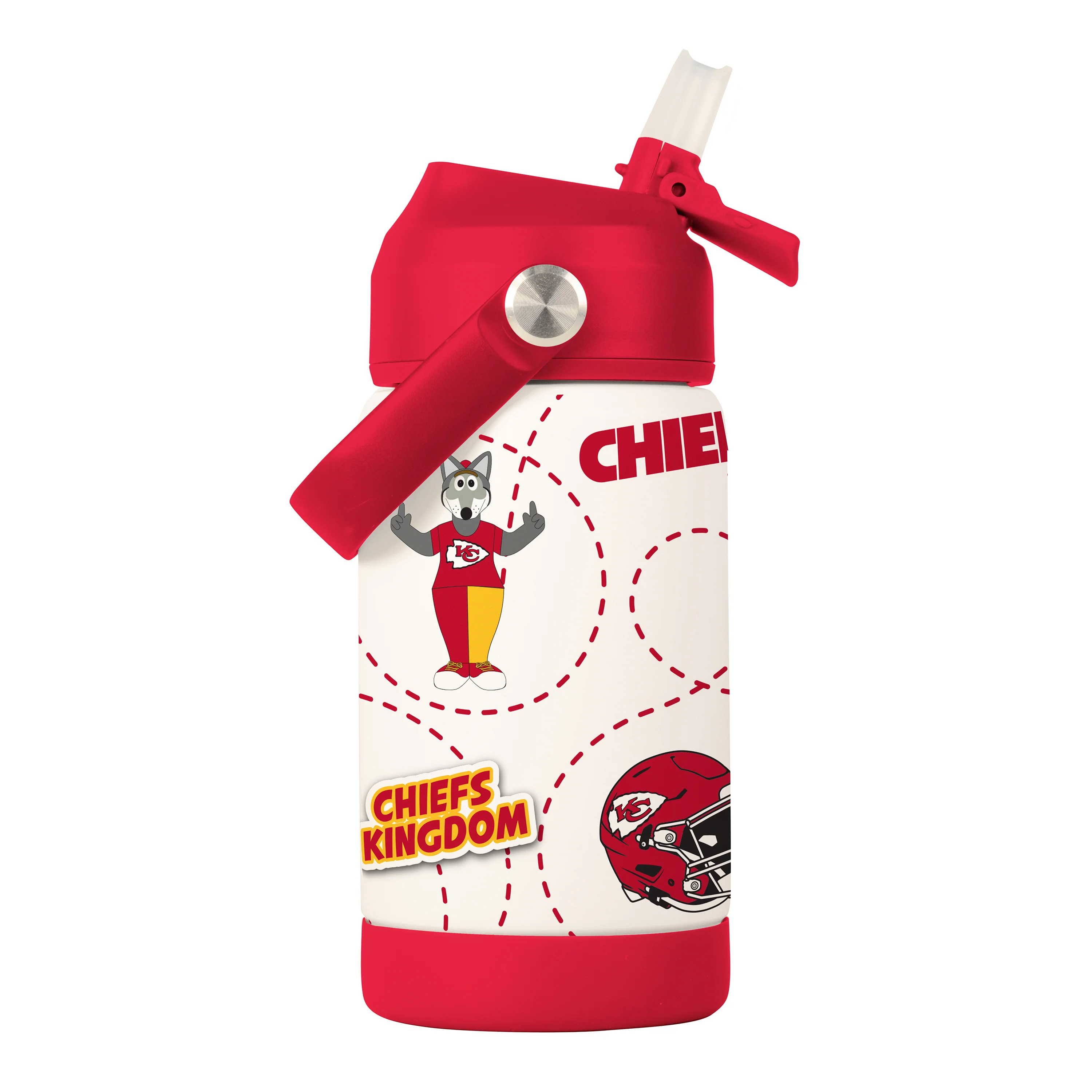 Kansas City Chiefs 12oz Mascot SS Kids Bottle