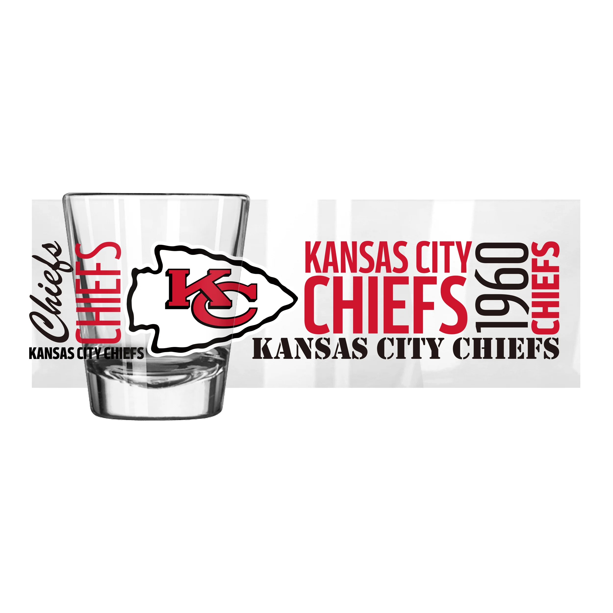 Kansas City Chiefs 2oz Spirit Shot Glass - Image 2