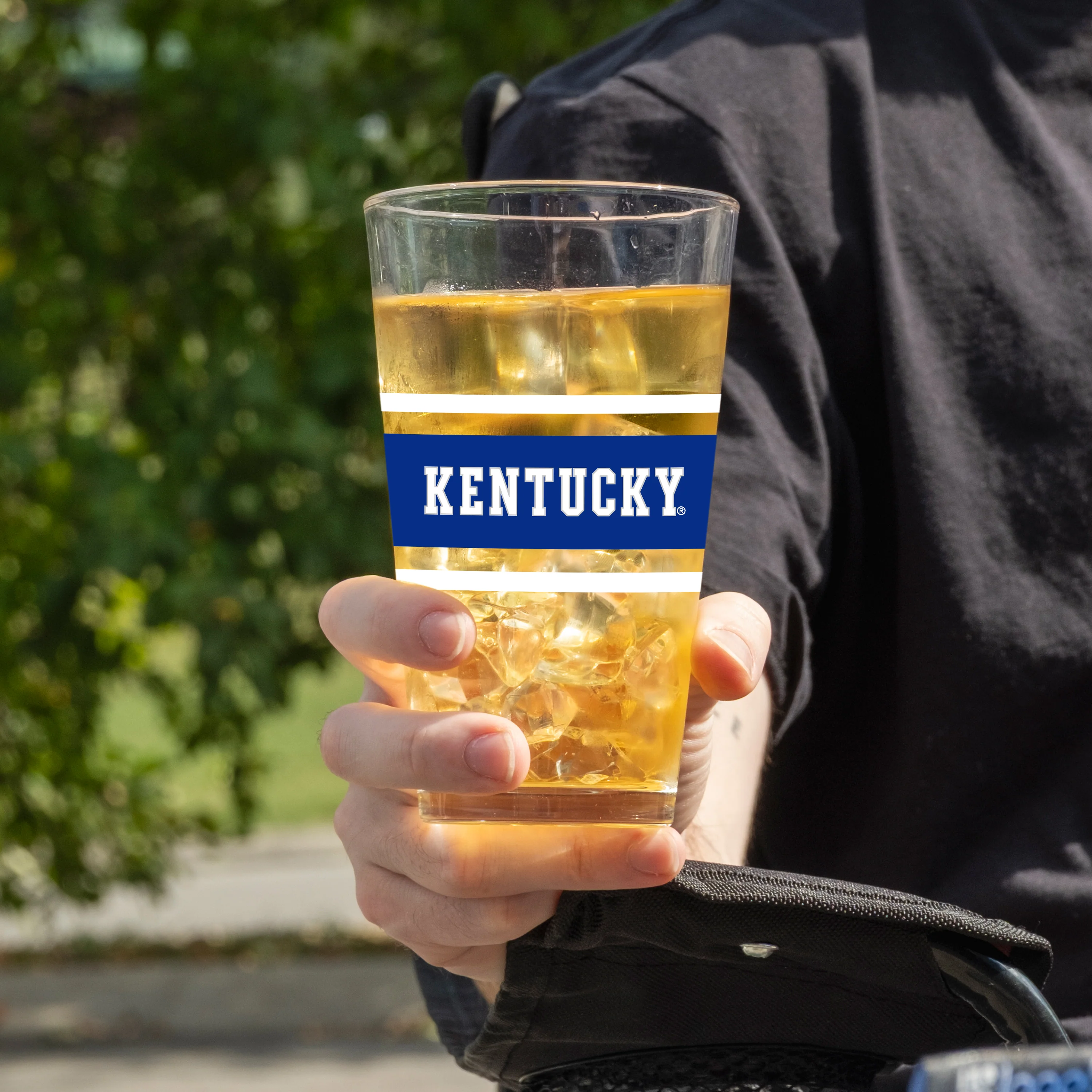 Kentucky 16oz Stripe Pint Glass - Image 2