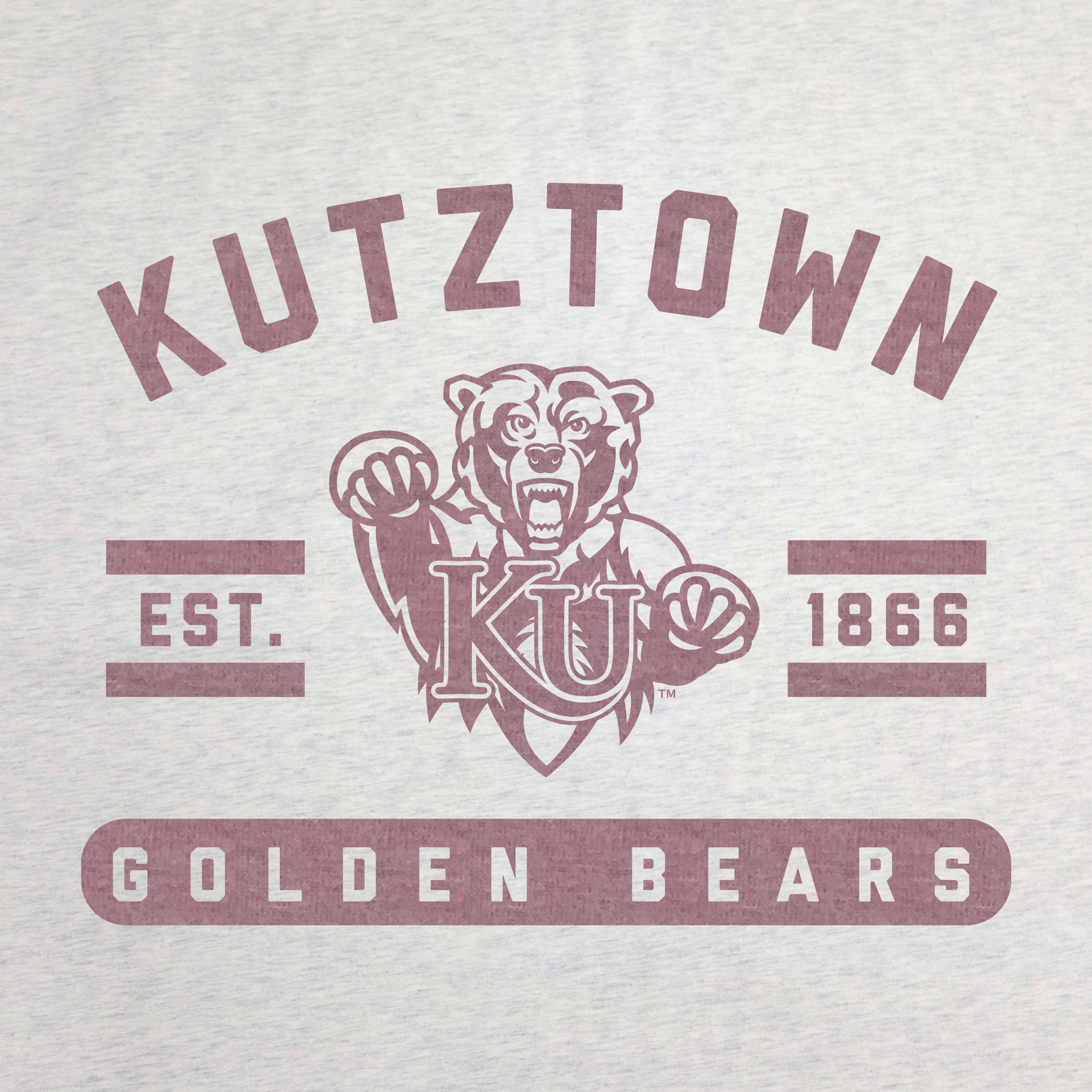 Kutztown University Sublimated Sweatshirt Blanket - Image 2