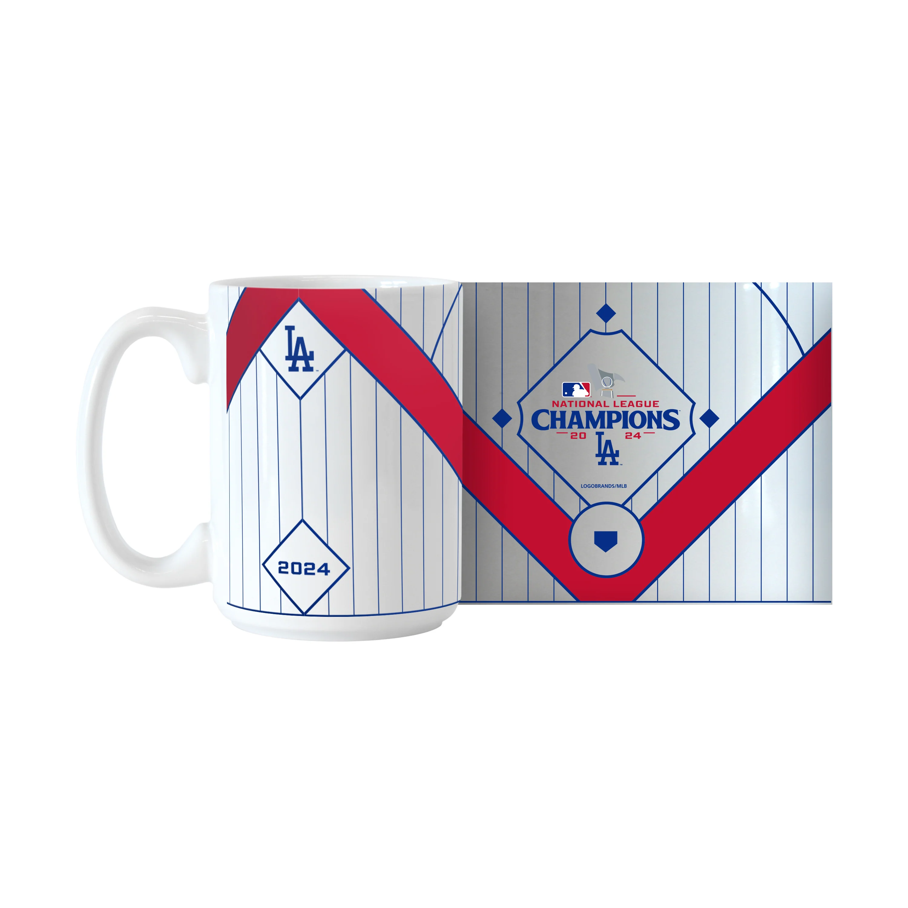 LA Dodgers 2024 National League Champs 15oz Sublimated Mug - Image 2