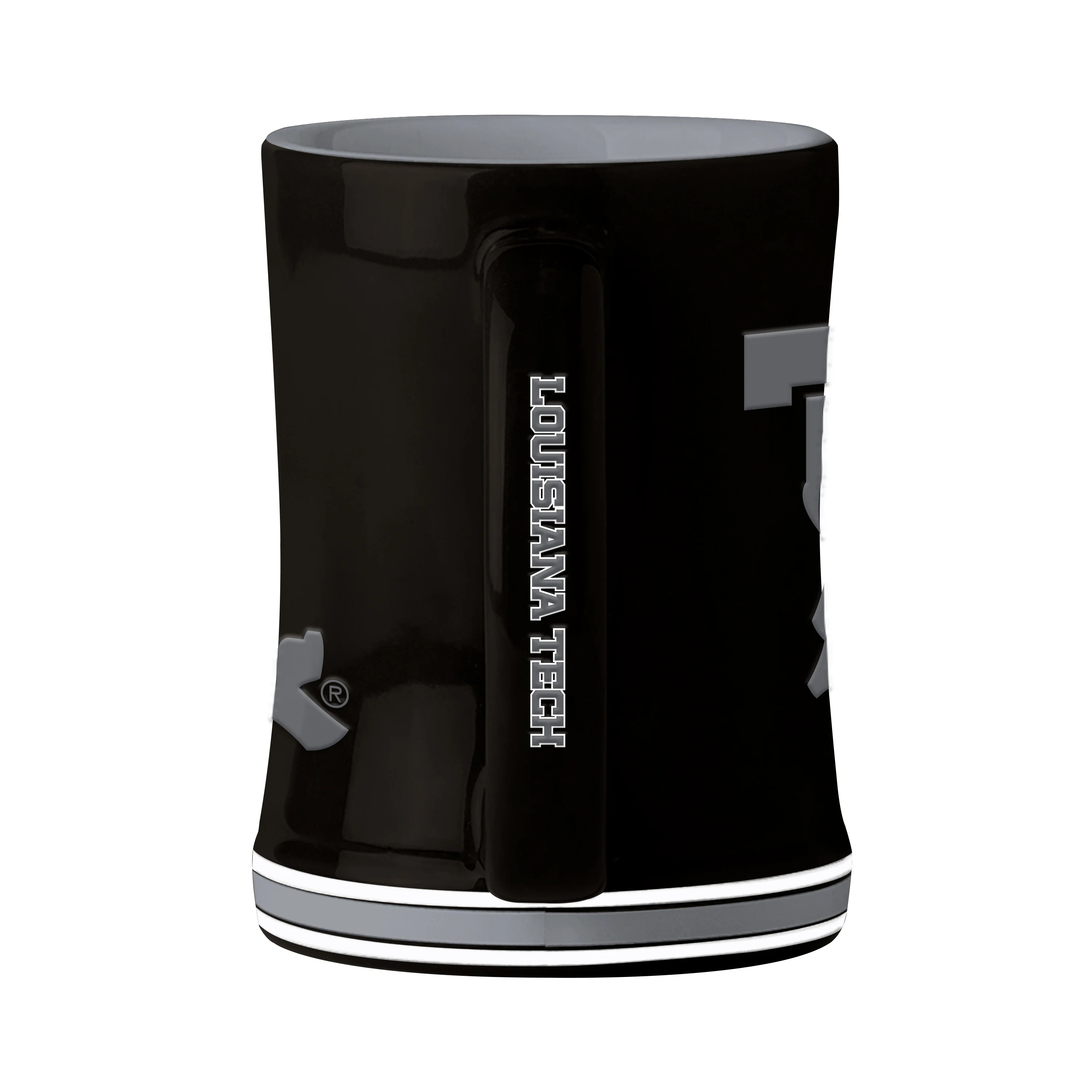Louisiana Tech 14oz Black Tonal Relief Mug - Image 2